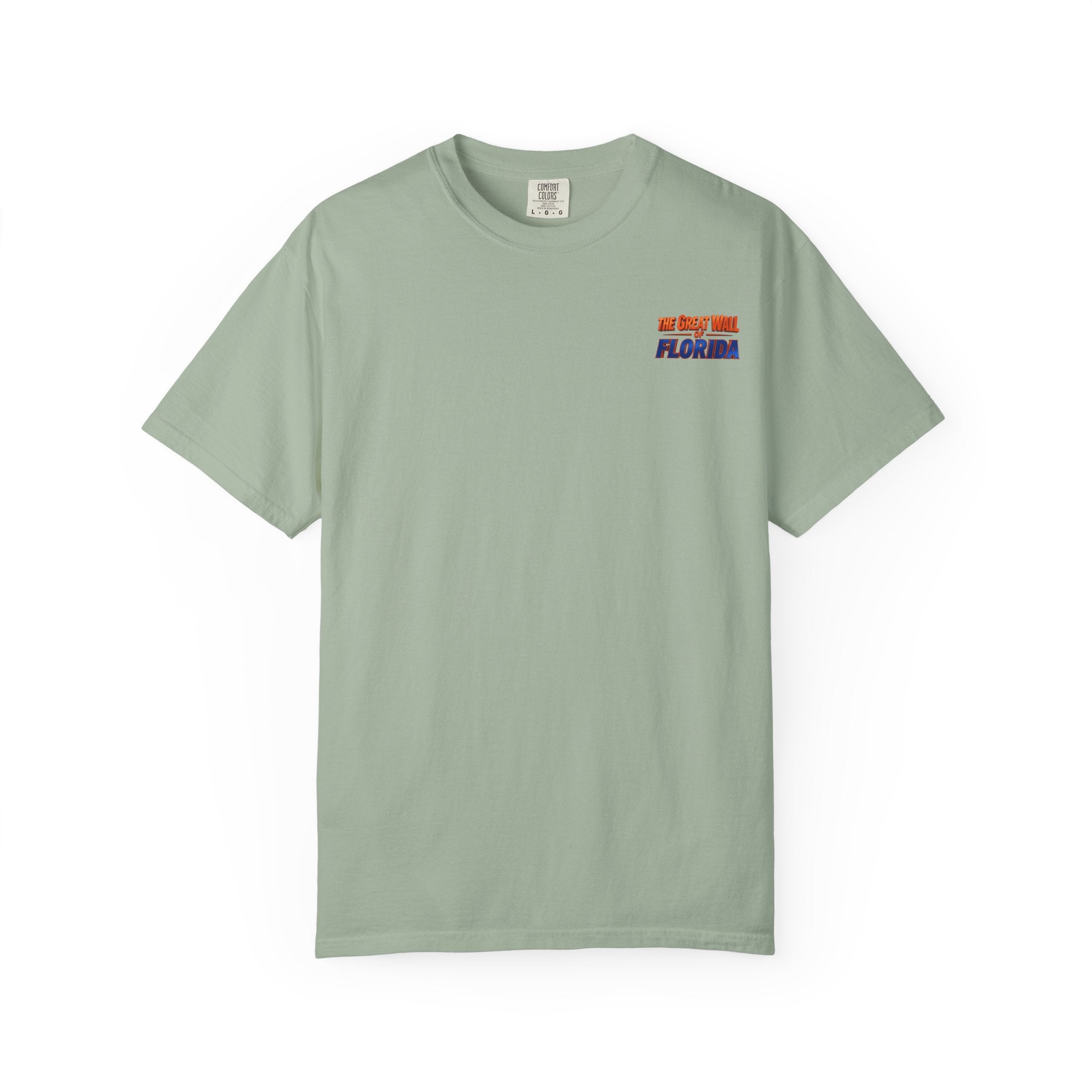 Florida The great wall Vintage Crewneck T-Shirt — 'The Gulf Will Florida' Retro Mailman Graphic