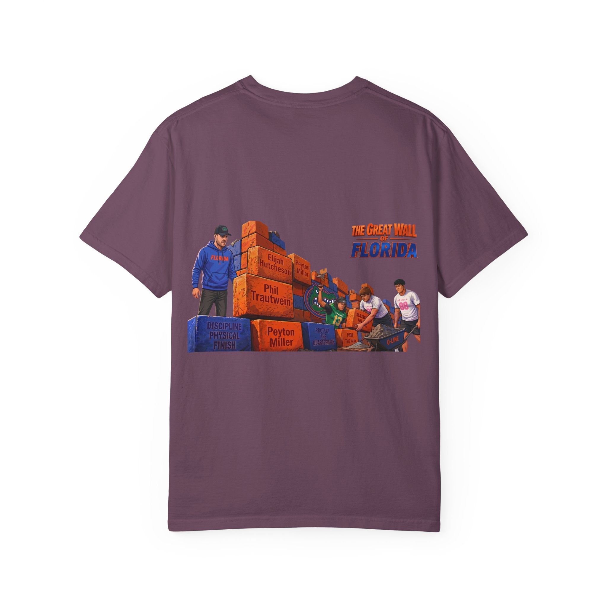 Florida The great wall Vintage Crewneck T-Shirt — 'The Gulf Will Florida' Retro Mailman Graphic