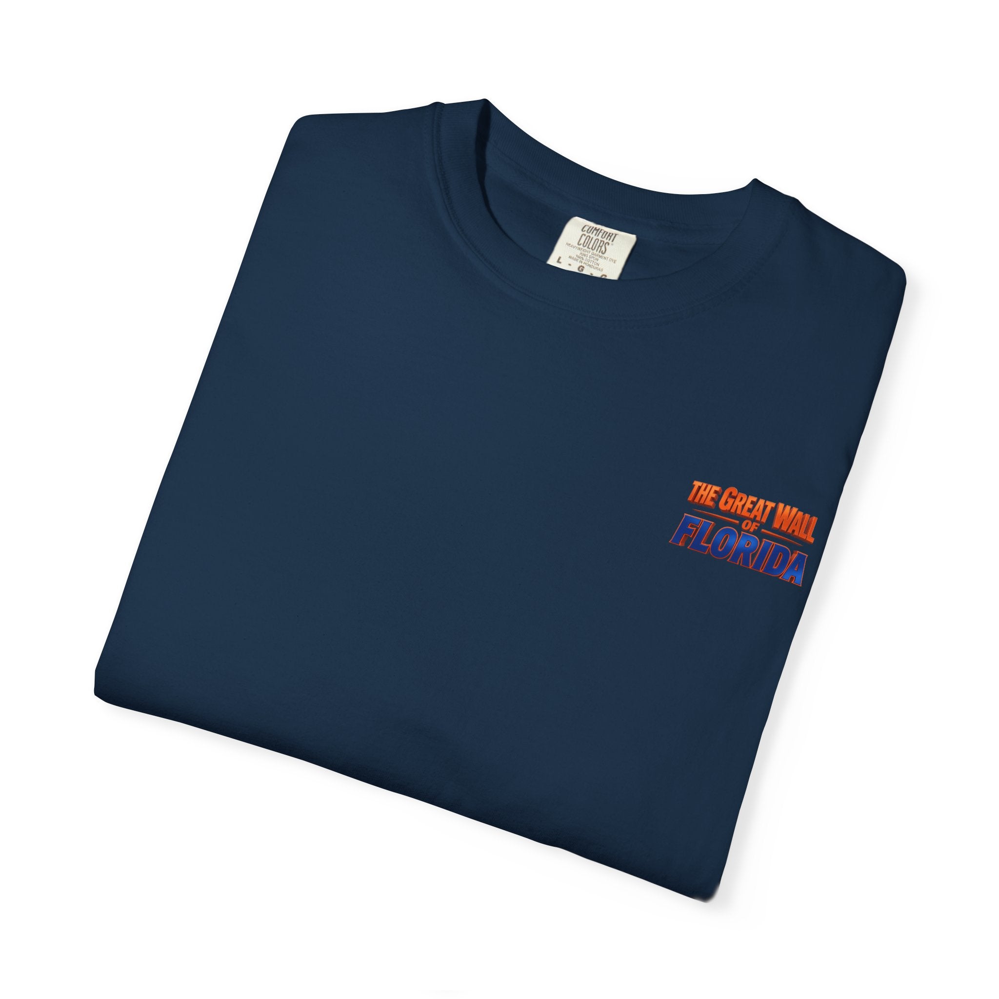 Florida The great wall Vintage Crewneck T-Shirt — 'The Gulf Will Florida' Retro Mailman Graphic