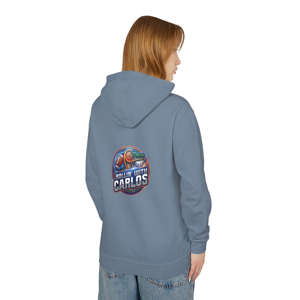 Hoodie • Rollin' with Carlos Vintage Racing Graphic Lightweight Hoodie