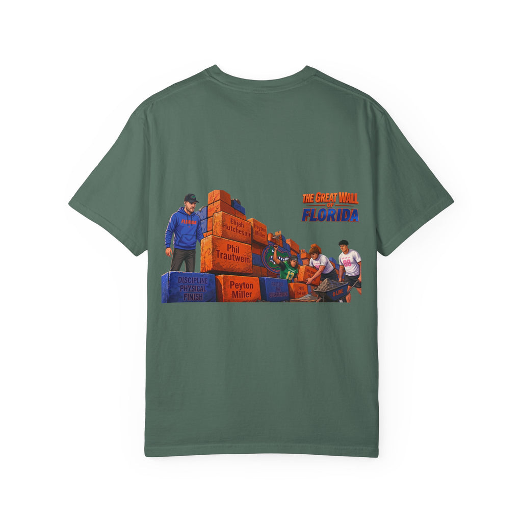 Florida The great wall Vintage Crewneck T-Shirt — 'The Gulf Will Florida' Retro Mailman Graphic