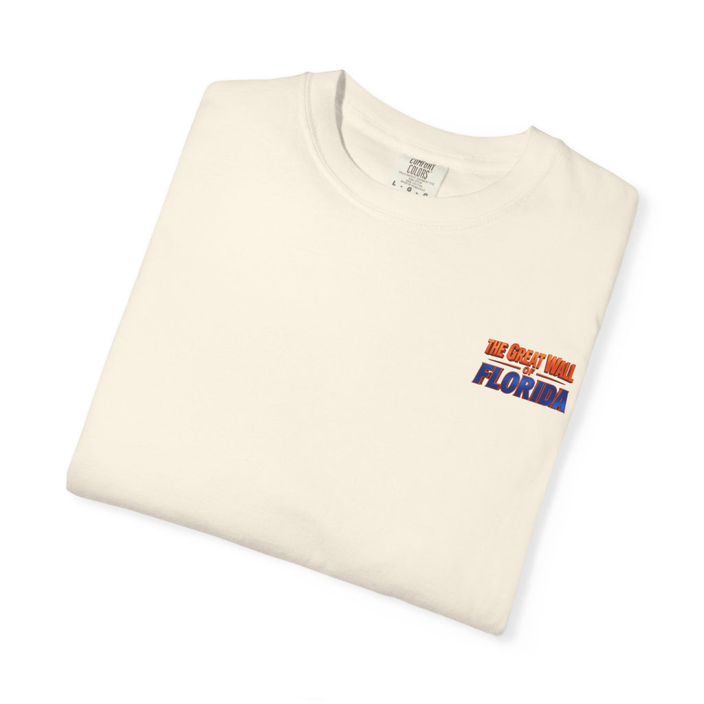 Florida The great wall Vintage Crewneck T-Shirt — 'The Gulf Will Florida' Retro Mailman Graphic