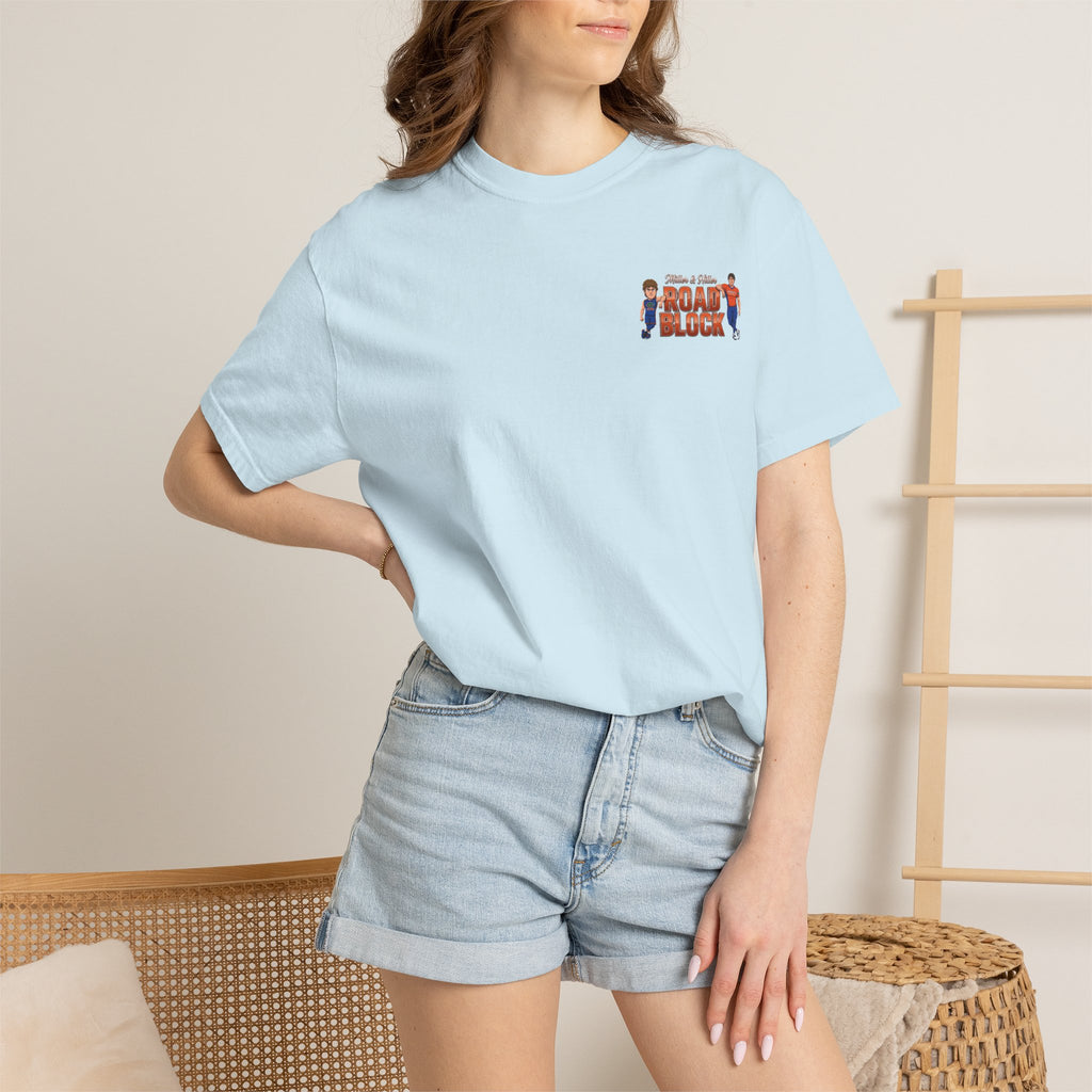 T-Shirt — "Road Block" Soccer Players Graphic Tee