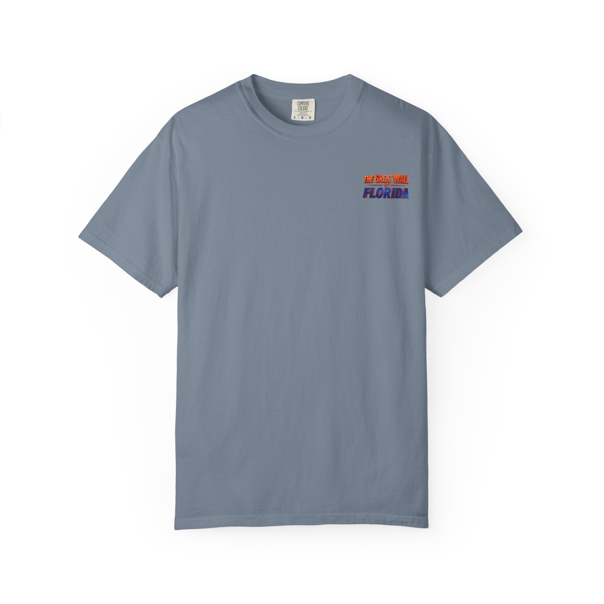 Florida The great wall Vintage Crewneck T-Shirt — 'The Gulf Will Florida' Retro Mailman Graphic