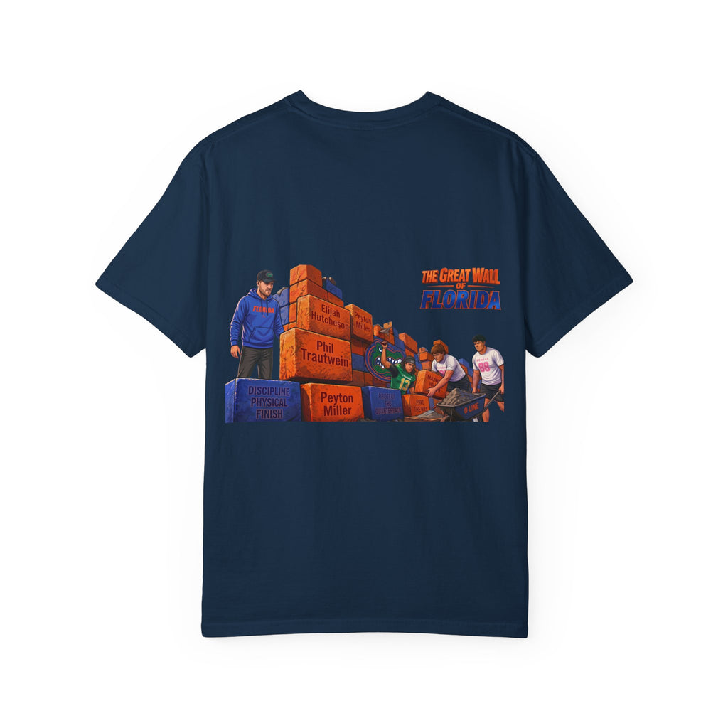 Florida The great wall Vintage Crewneck T-Shirt — 'The Gulf Will Florida' Retro Mailman Graphic