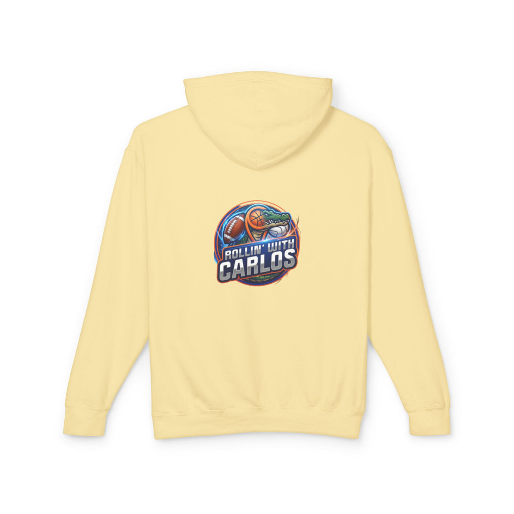 Hoodie • Rollin' with Carlos Vintage Racing Graphic Lightweight Hoodie