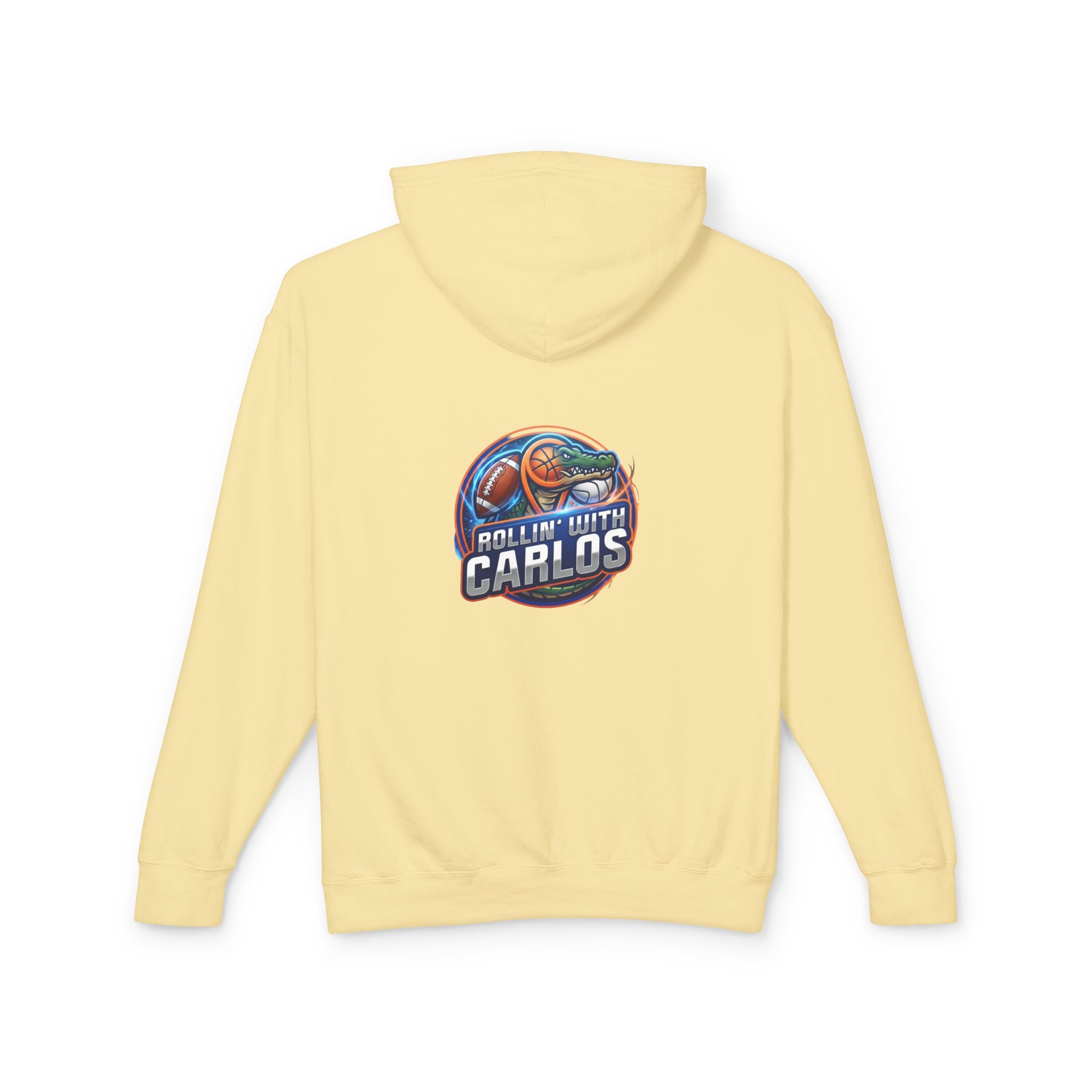 Hoodie • Rollin' with Carlos Vintage Racing Graphic Lightweight Hoodie