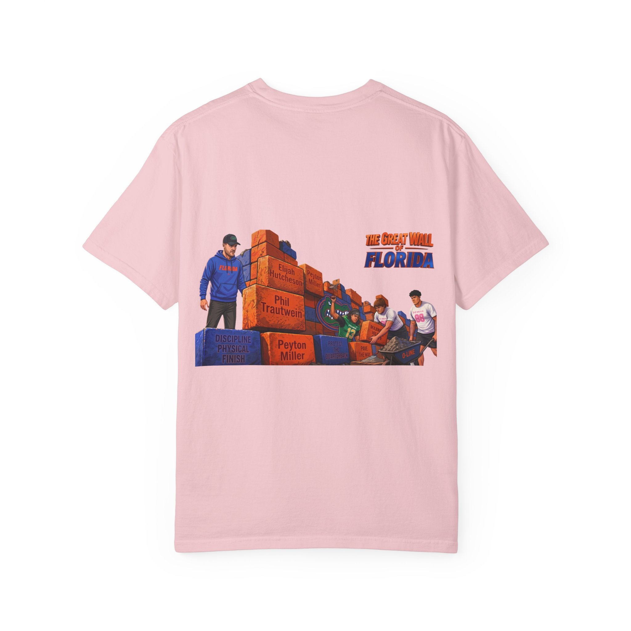 Florida The great wall Vintage Crewneck T-Shirt — 'The Gulf Will Florida' Retro Mailman Graphic