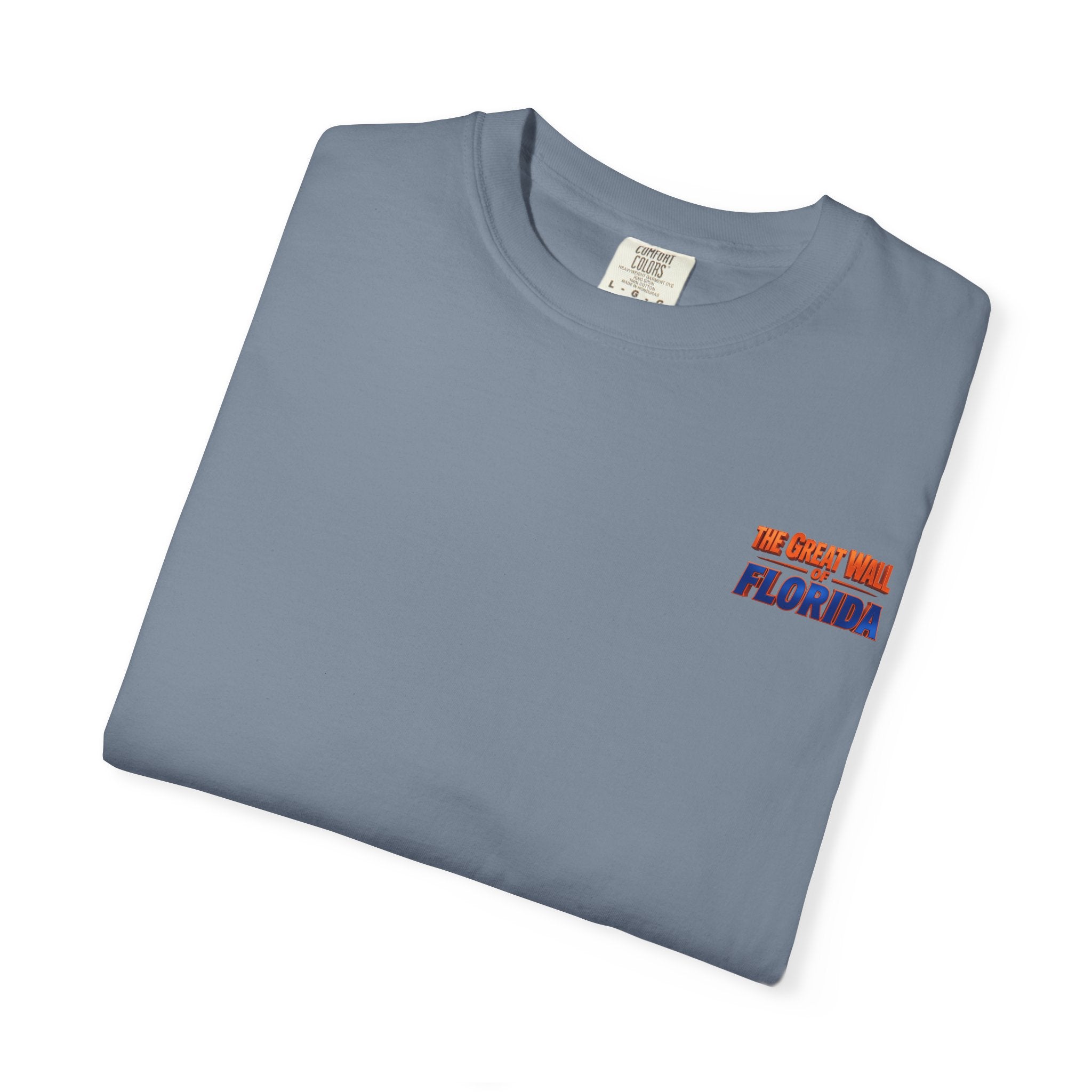 Florida The great wall Vintage Crewneck T-Shirt — 'The Gulf Will Florida' Retro Mailman Graphic