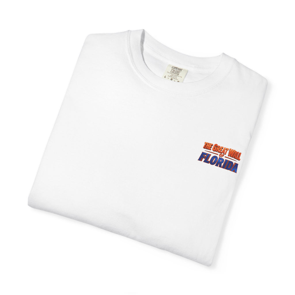 Florida The great wall Vintage Crewneck T-Shirt — 'The Gulf Will Florida' Retro Mailman Graphic