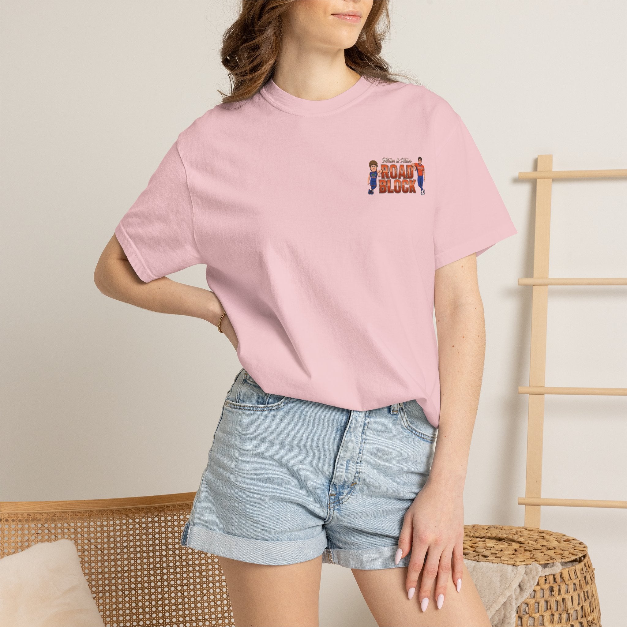 T-Shirt — "Road Block" Soccer Players Graphic Tee