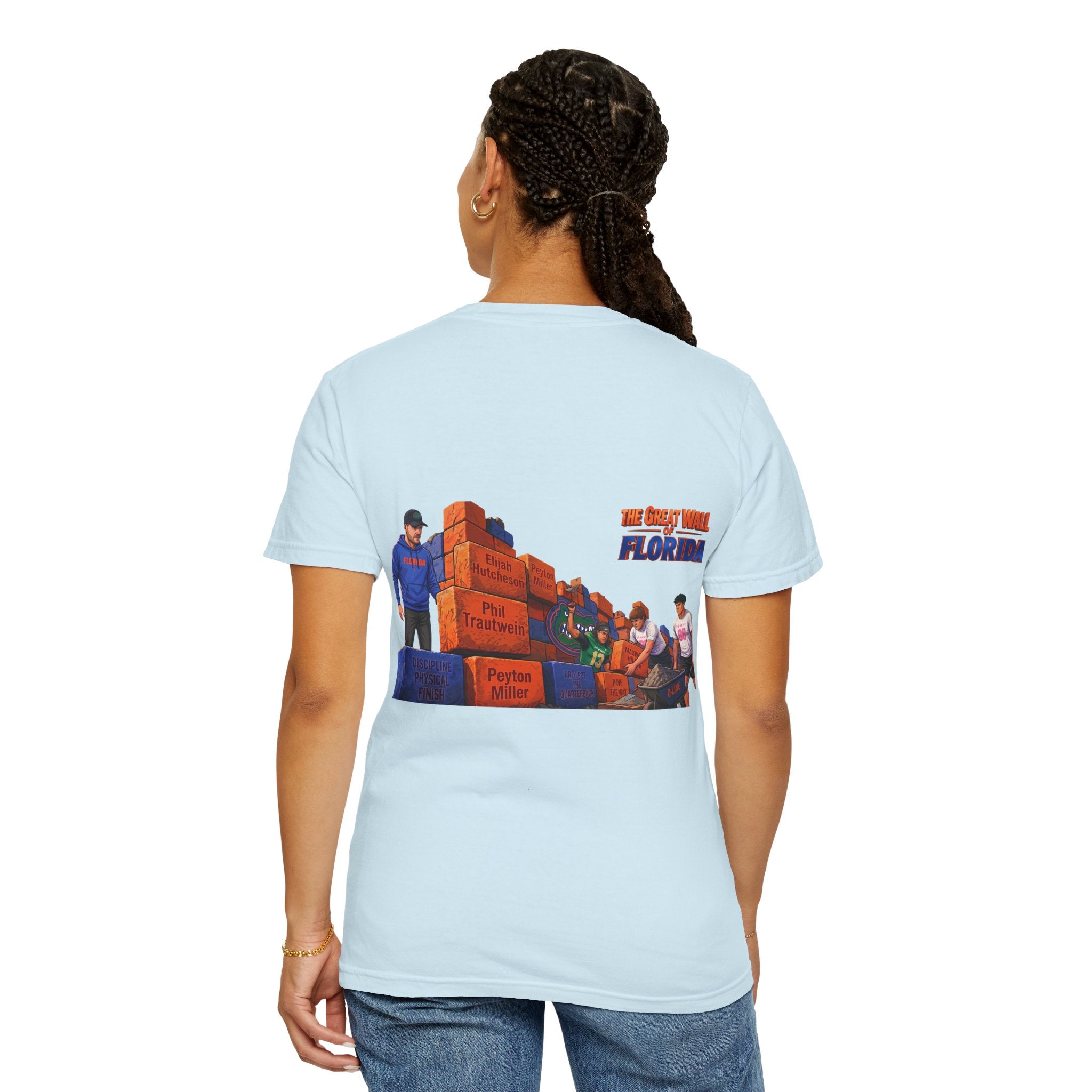 Florida The great wall Vintage Crewneck T-Shirt — 'The Gulf Will Florida' Retro Mailman Graphic