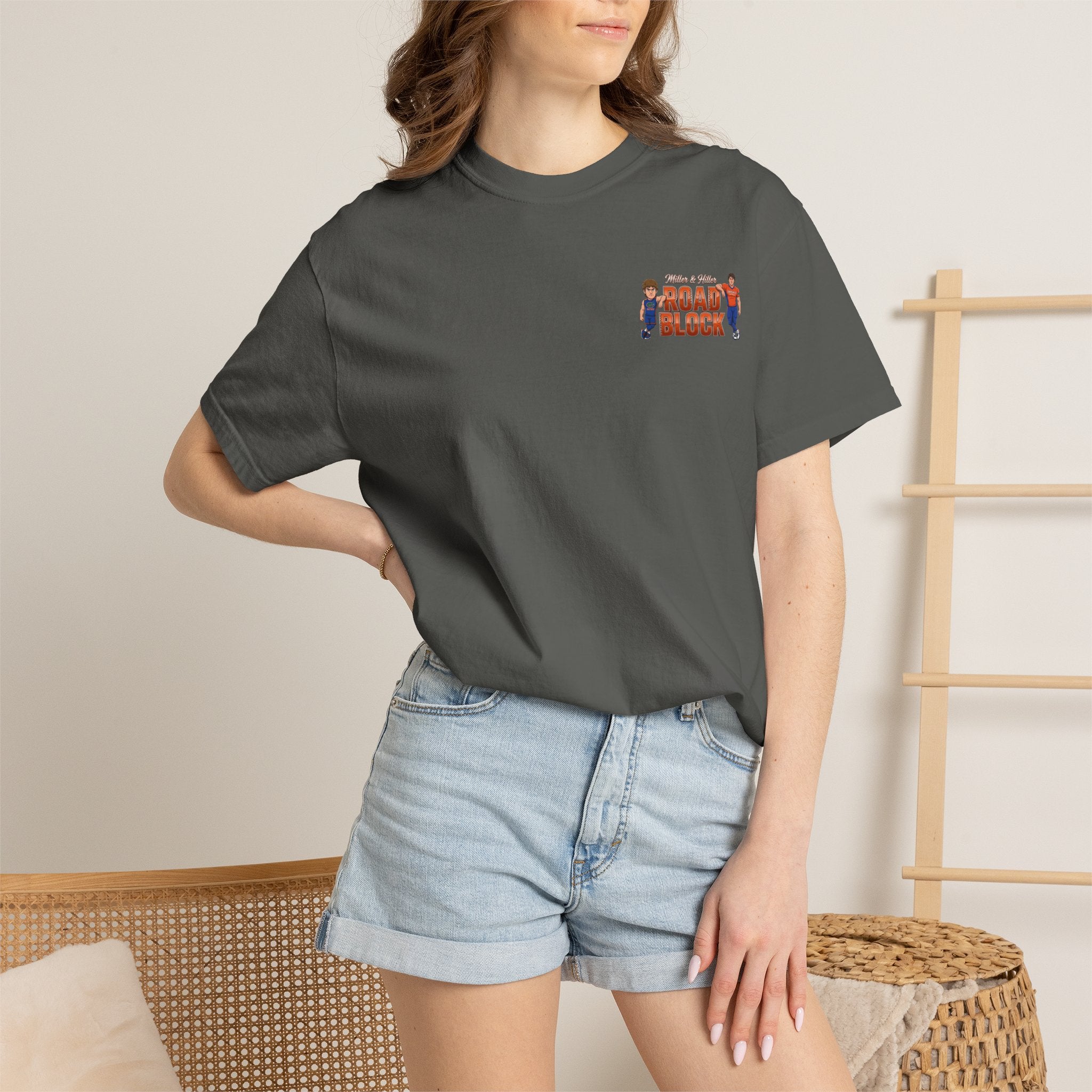 T-Shirt — "Road Block" Soccer Players Graphic Tee