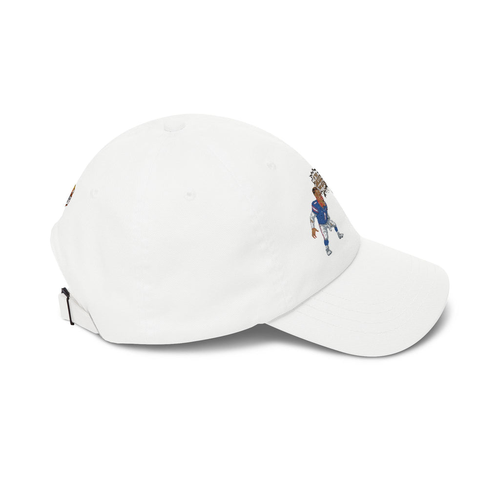 Football Players Talking cap | Dad Cap, Sports Illustration