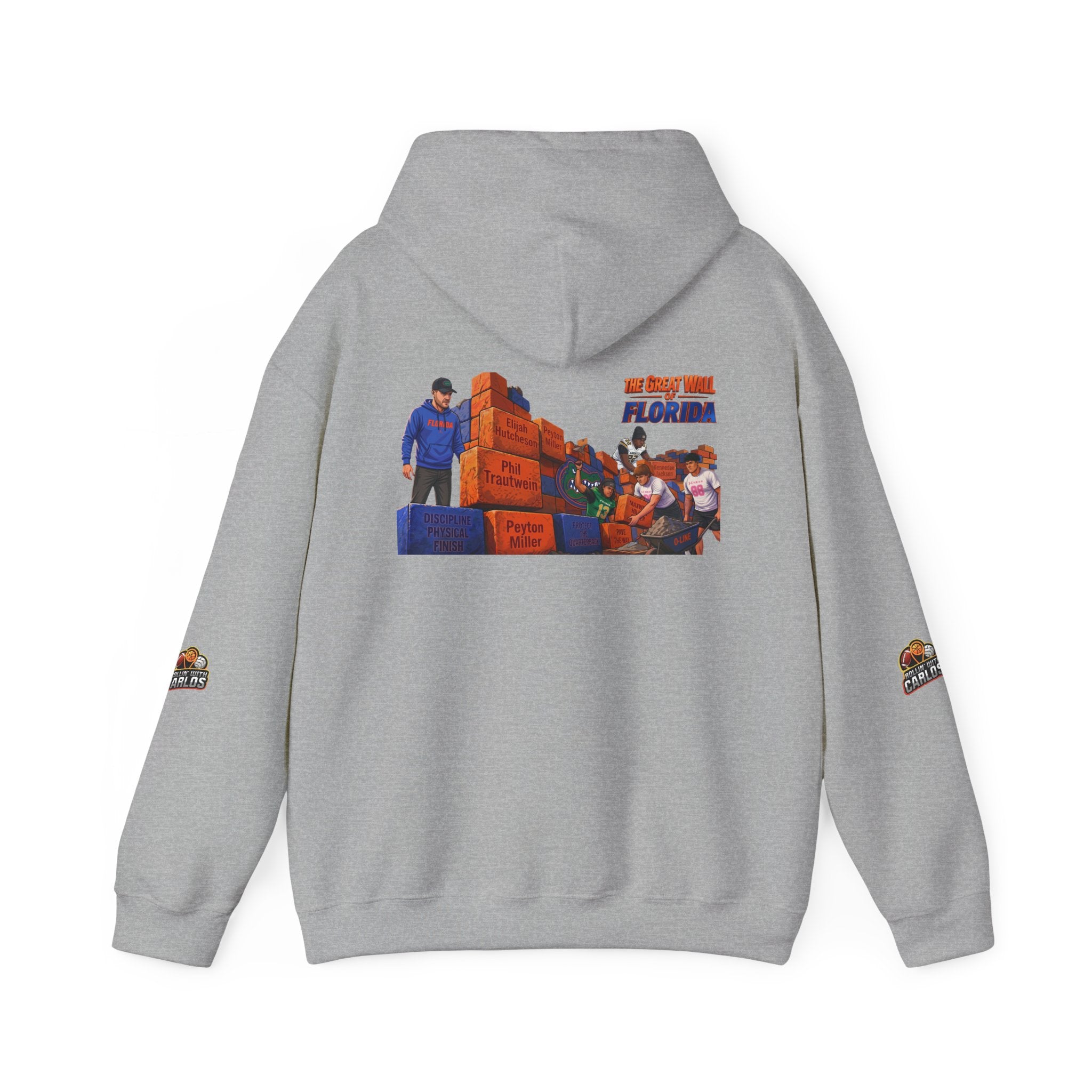 Hoodie — 'We Came From Florida' Retro the wall  Graphic Hoodie