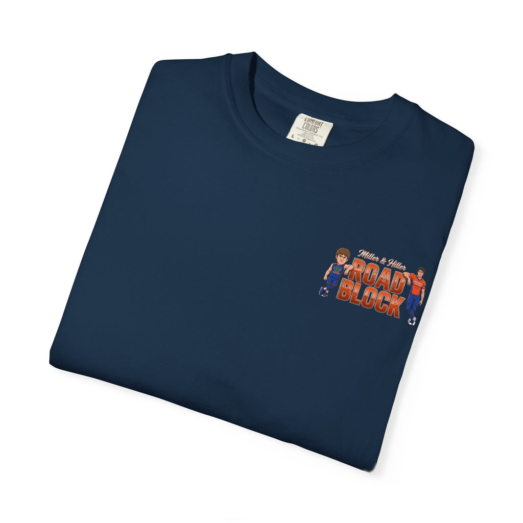 T-Shirt — "Road Block" Soccer Players Graphic Tee