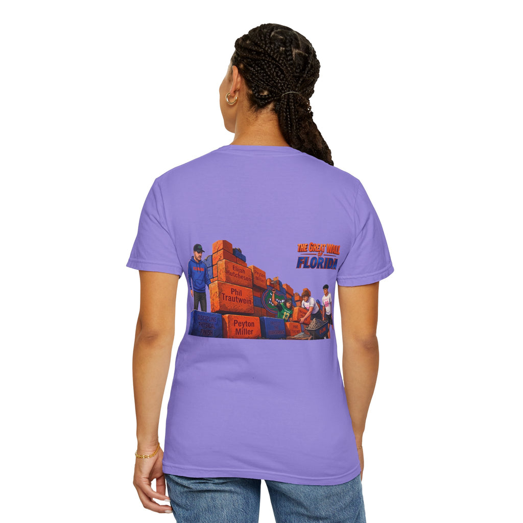 Florida The great wall Vintage Crewneck T-Shirt — 'The Gulf Will Florida' Retro Mailman Graphic