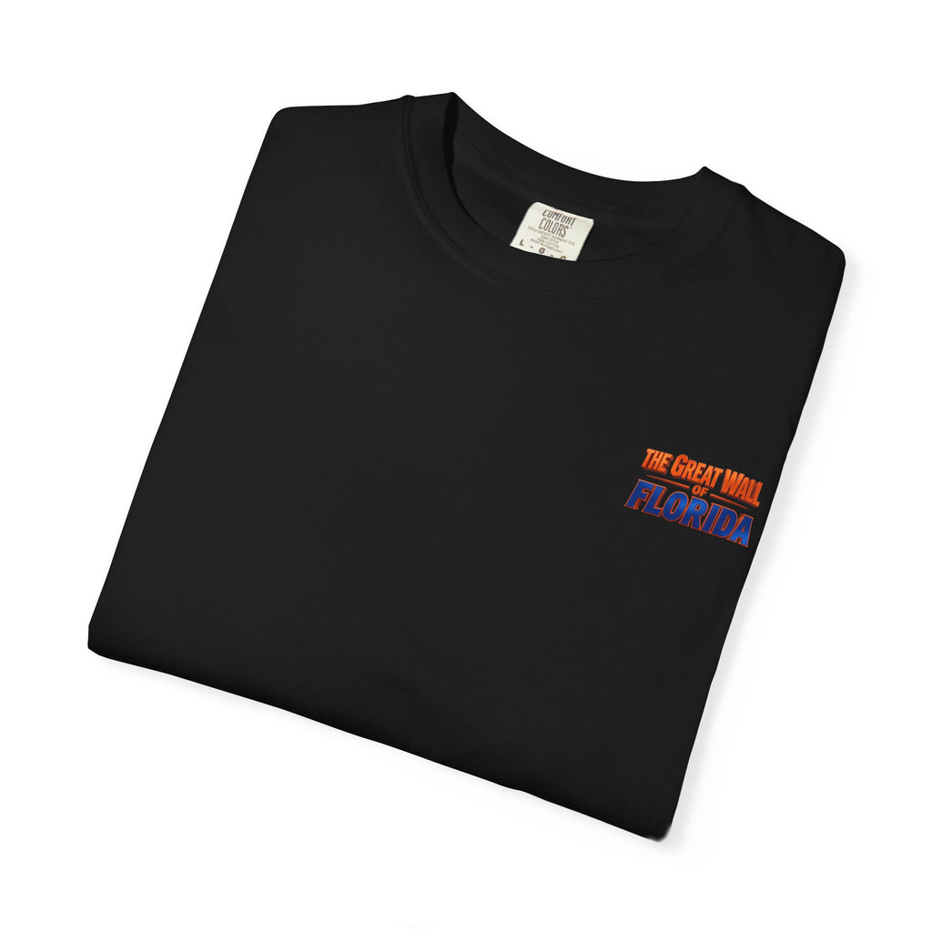 Florida The great wall Vintage Crewneck T-Shirt — 'The Gulf Will Florida' Retro Mailman Graphic