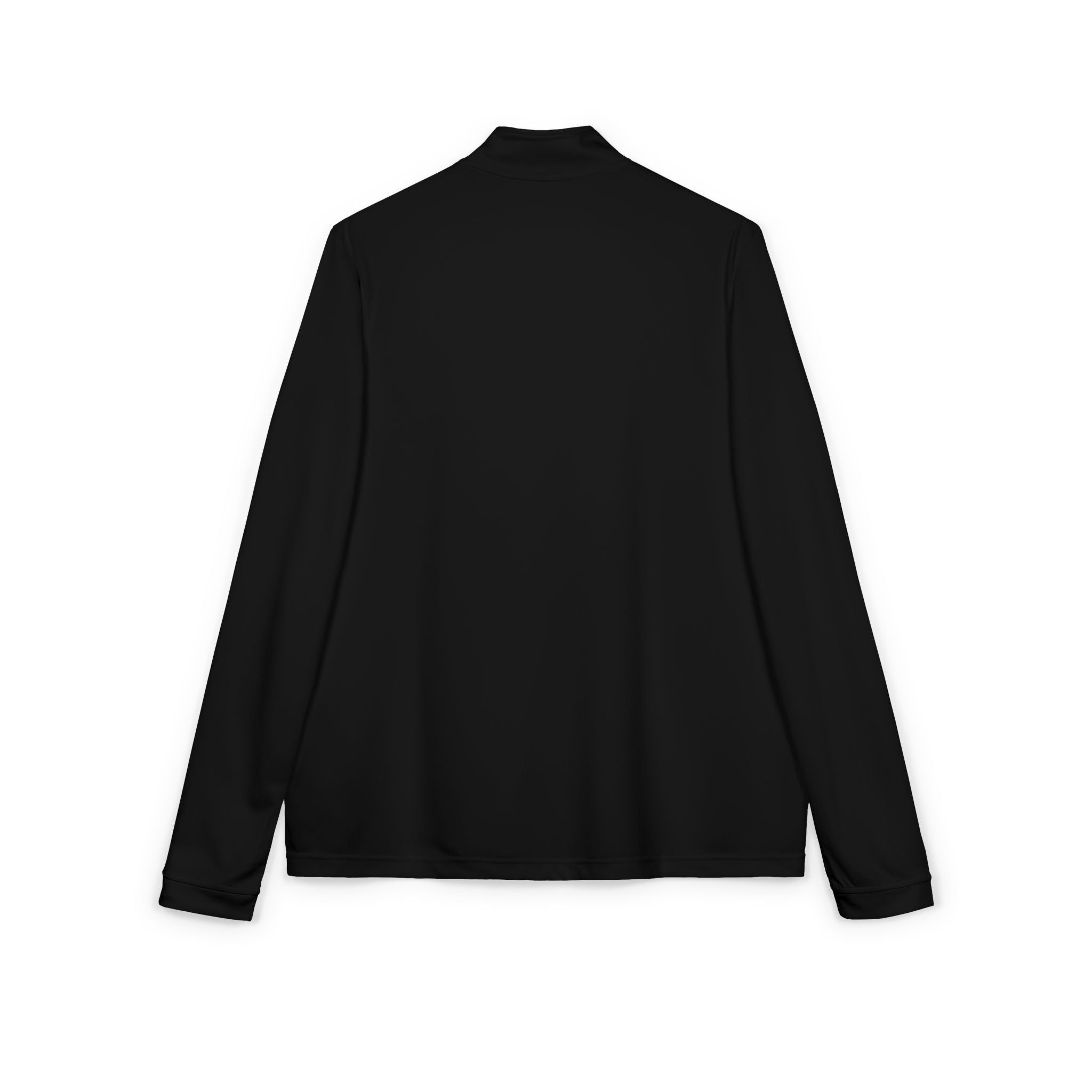 Embroidered Adidas Quarter-Zip Pullover — White Performance Pullover