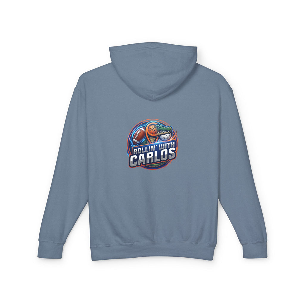 Hoodie • Rollin' with Carlos Vintage Racing Graphic Lightweight Hoodie
