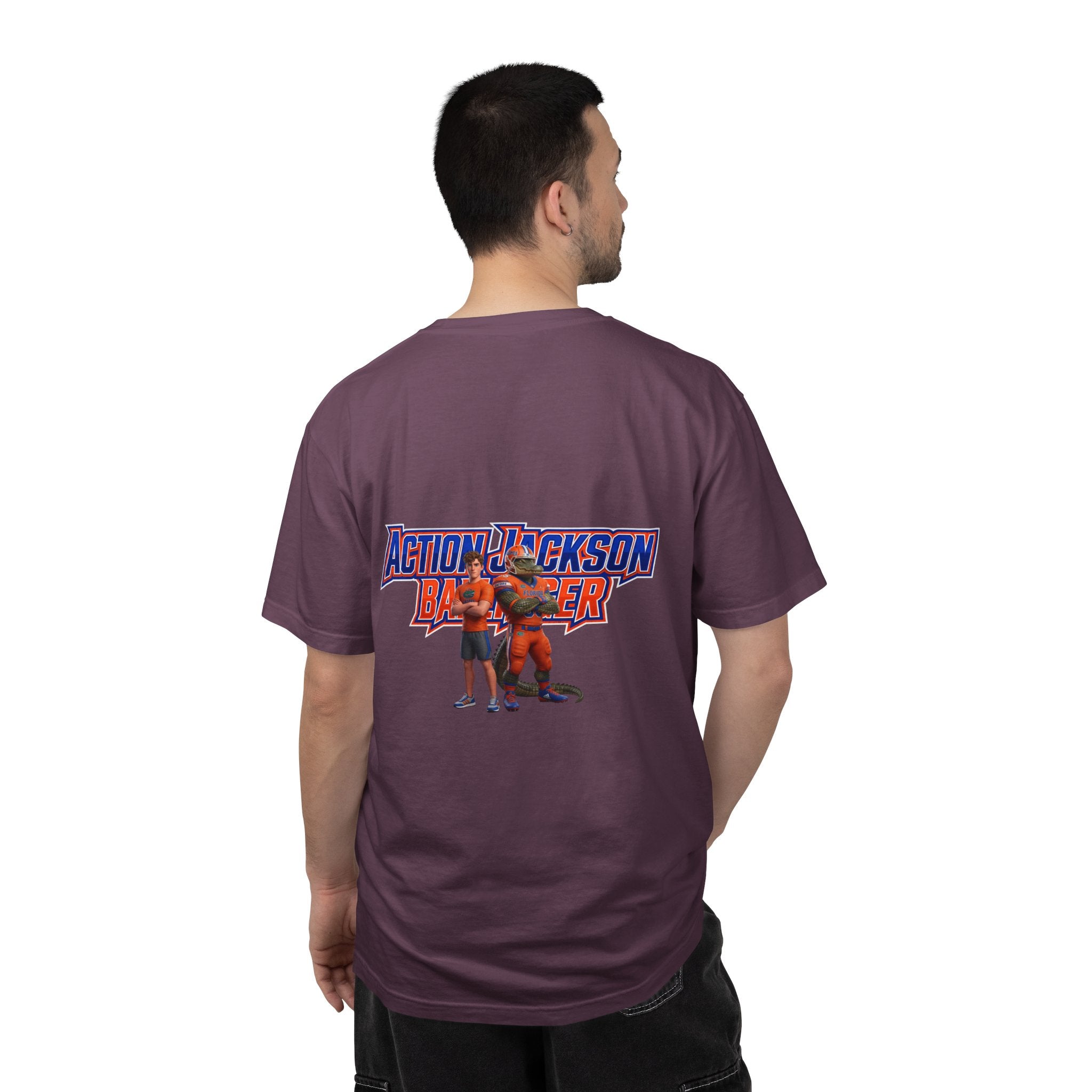 Action Jackson  T‑Shirt — Retro Team Graphic Tee