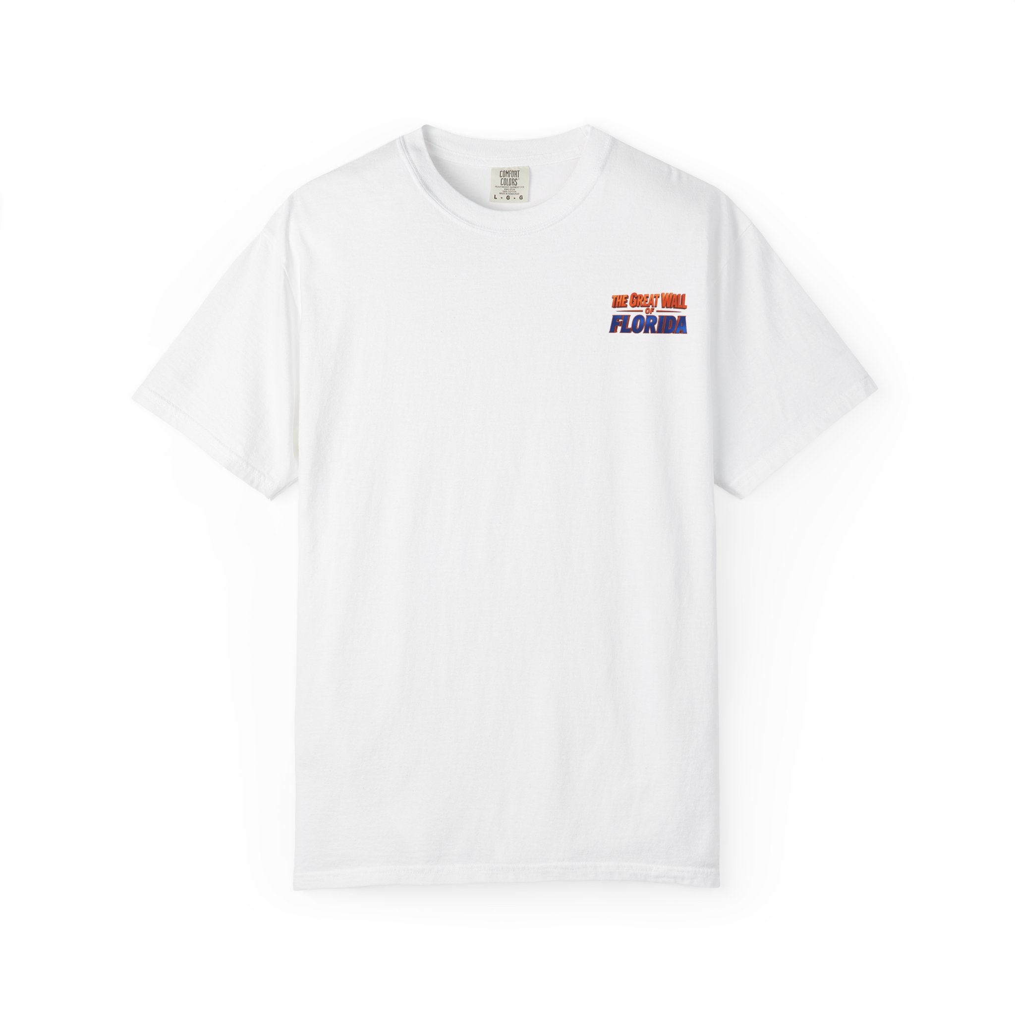 Florida The great wall Vintage Crewneck T-Shirt — 'The Gulf Will Florida' Retro Mailman Graphic