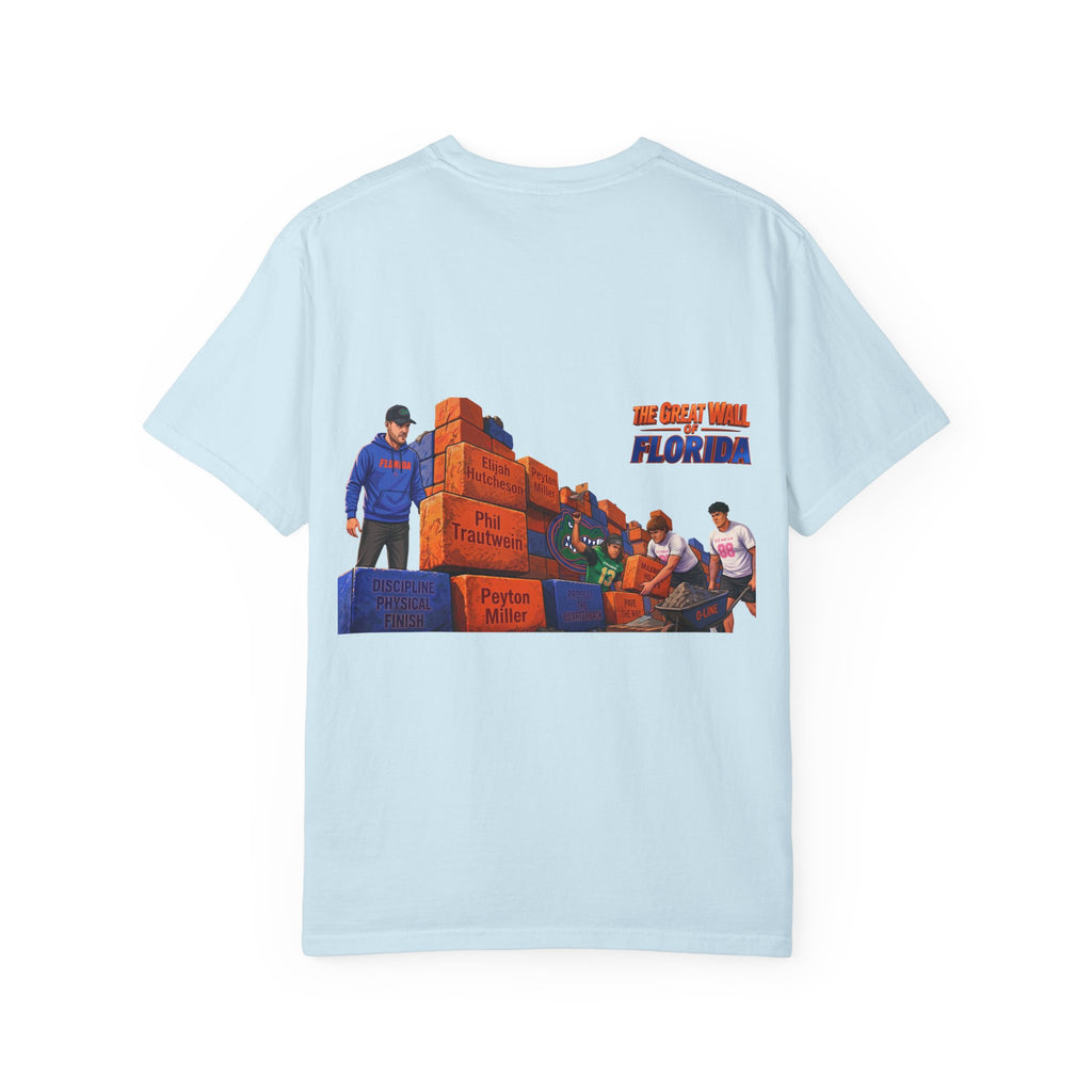 Florida The great wall Vintage Crewneck T-Shirt — 'The Gulf Will Florida' Retro Mailman Graphic