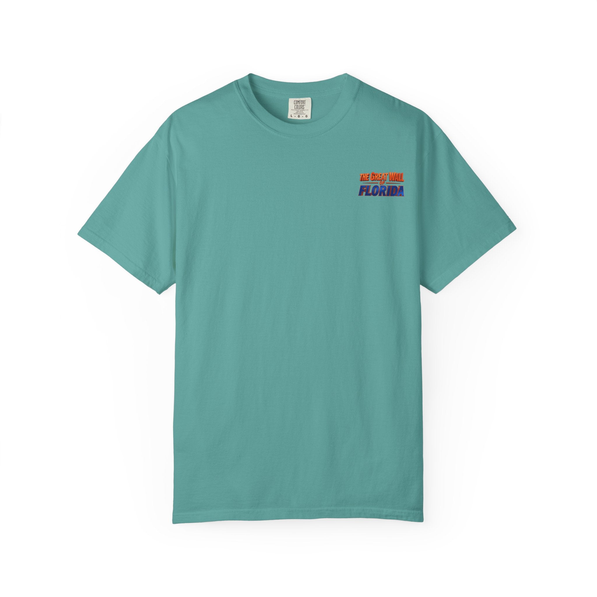 Florida The great wall Vintage Crewneck T-Shirt — 'The Gulf Will Florida' Retro Mailman Graphic