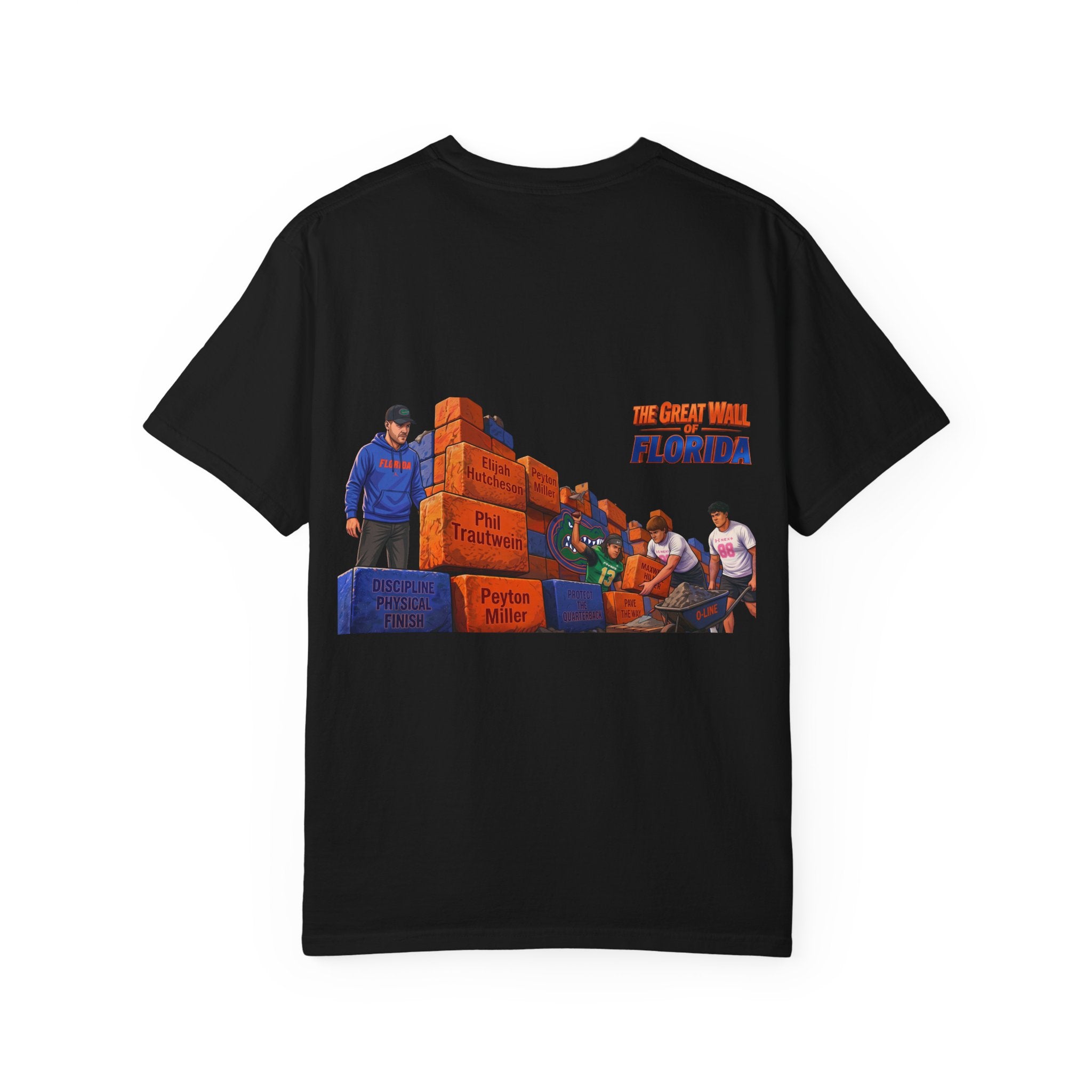 Florida The great wall Vintage Crewneck T-Shirt — 'The Gulf Will Florida' Retro Mailman Graphic