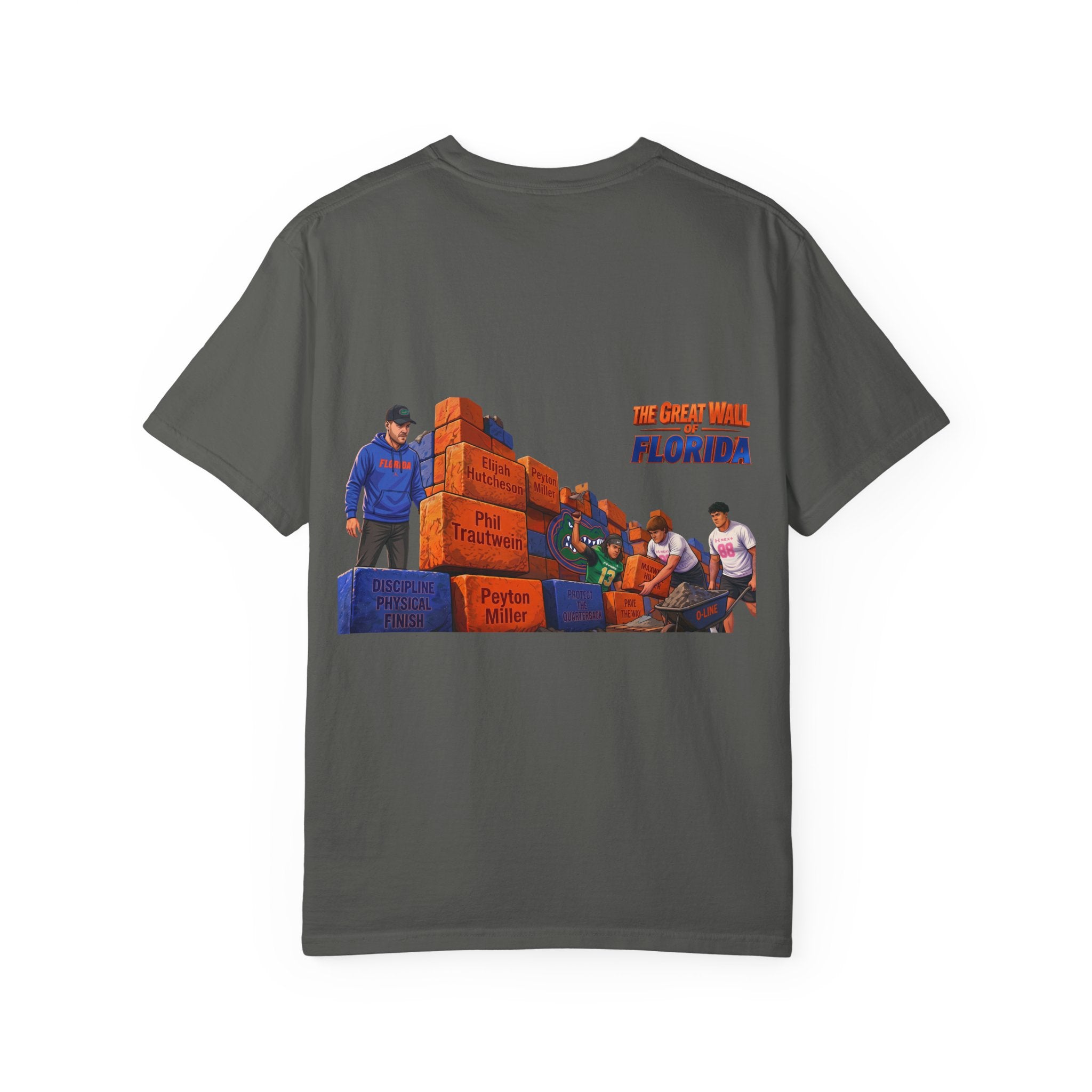 Florida The great wall Vintage Crewneck T-Shirt — 'The Gulf Will Florida' Retro Mailman Graphic