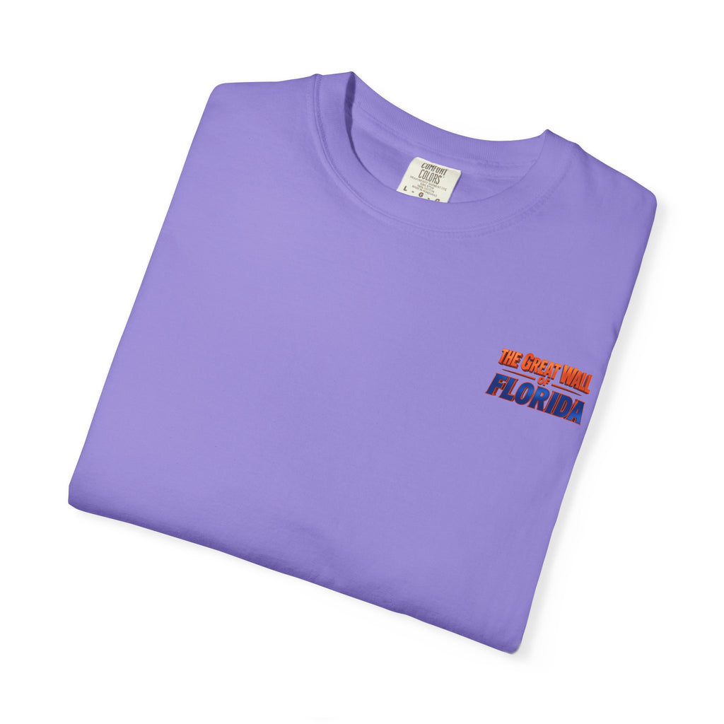 Florida The great wall Vintage Crewneck T-Shirt — 'The Gulf Will Florida' Retro Mailman Graphic