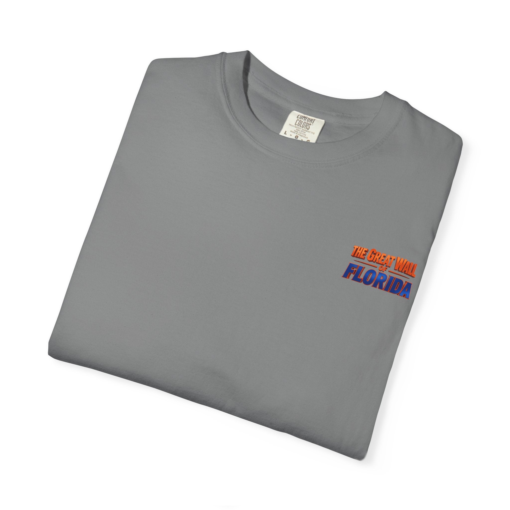 Florida The great wall Vintage Crewneck T-Shirt — 'The Gulf Will Florida' Retro Mailman Graphic
