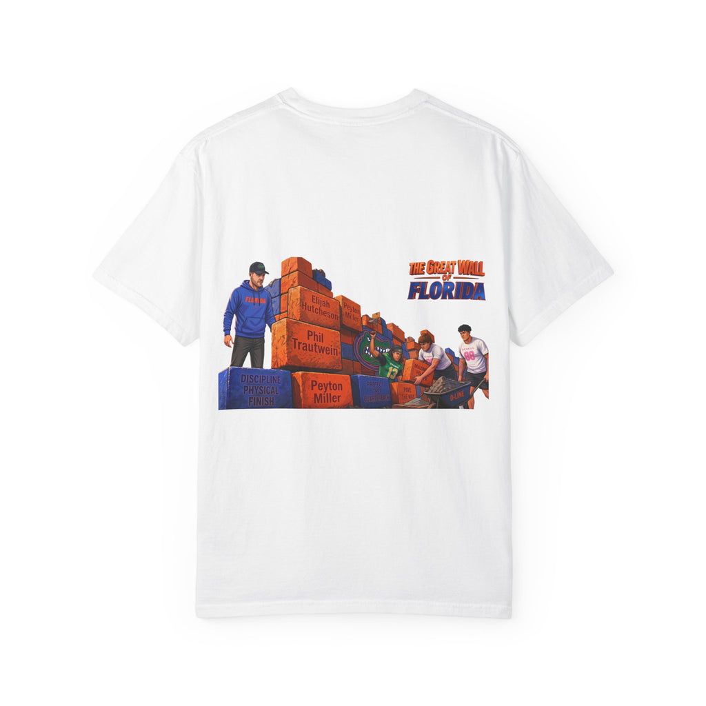 Florida The great wall Vintage Crewneck T-Shirt — 'The Gulf Will Florida' Retro Mailman Graphic