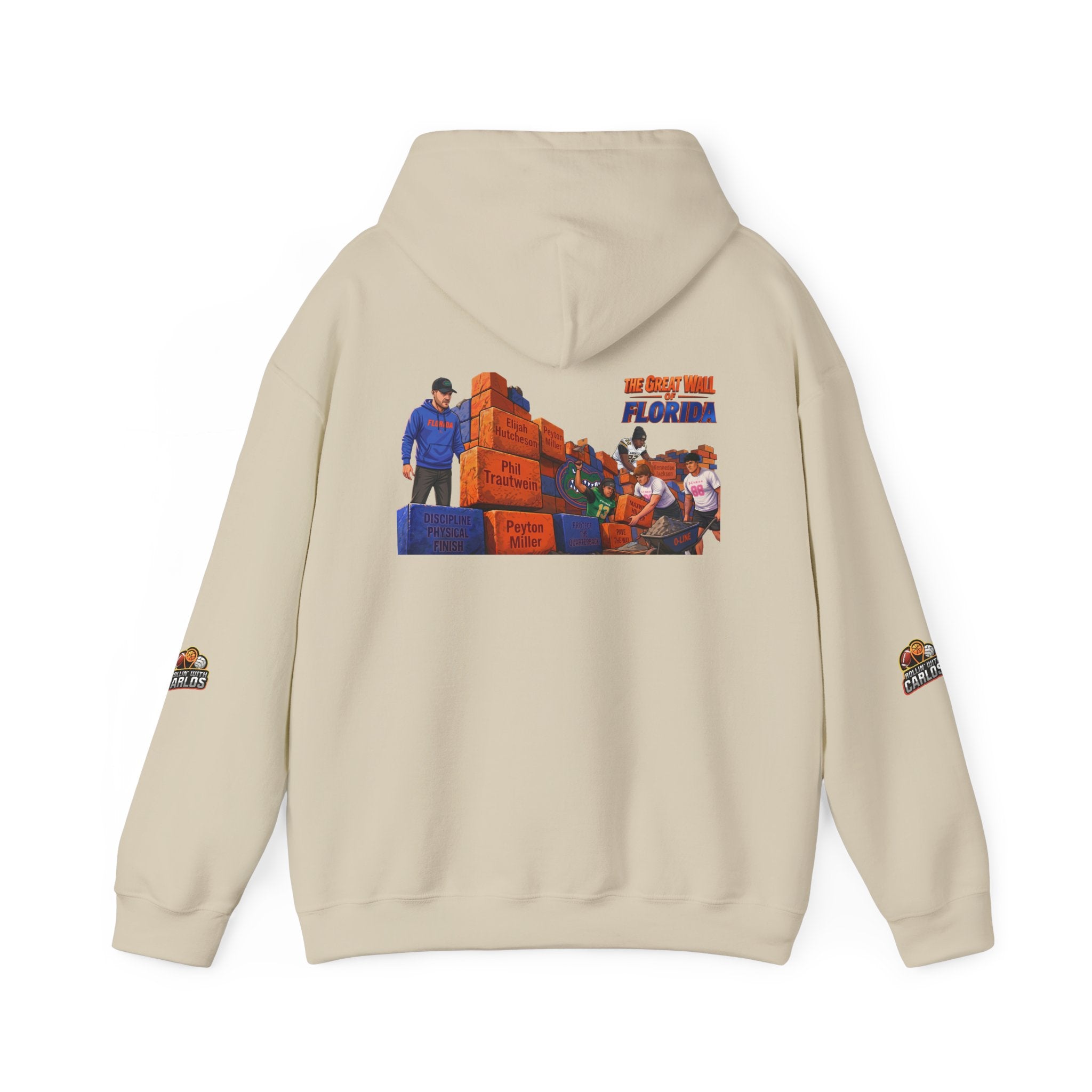 Hoodie — 'We Came From Florida' Retro the wall  Graphic Hoodie