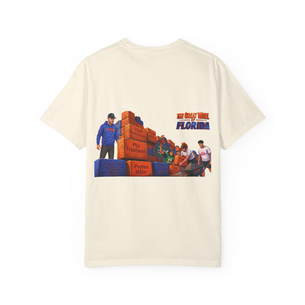 Florida The great wall Vintage Crewneck T-Shirt — 'The Gulf Will Florida' Retro Mailman Graphic