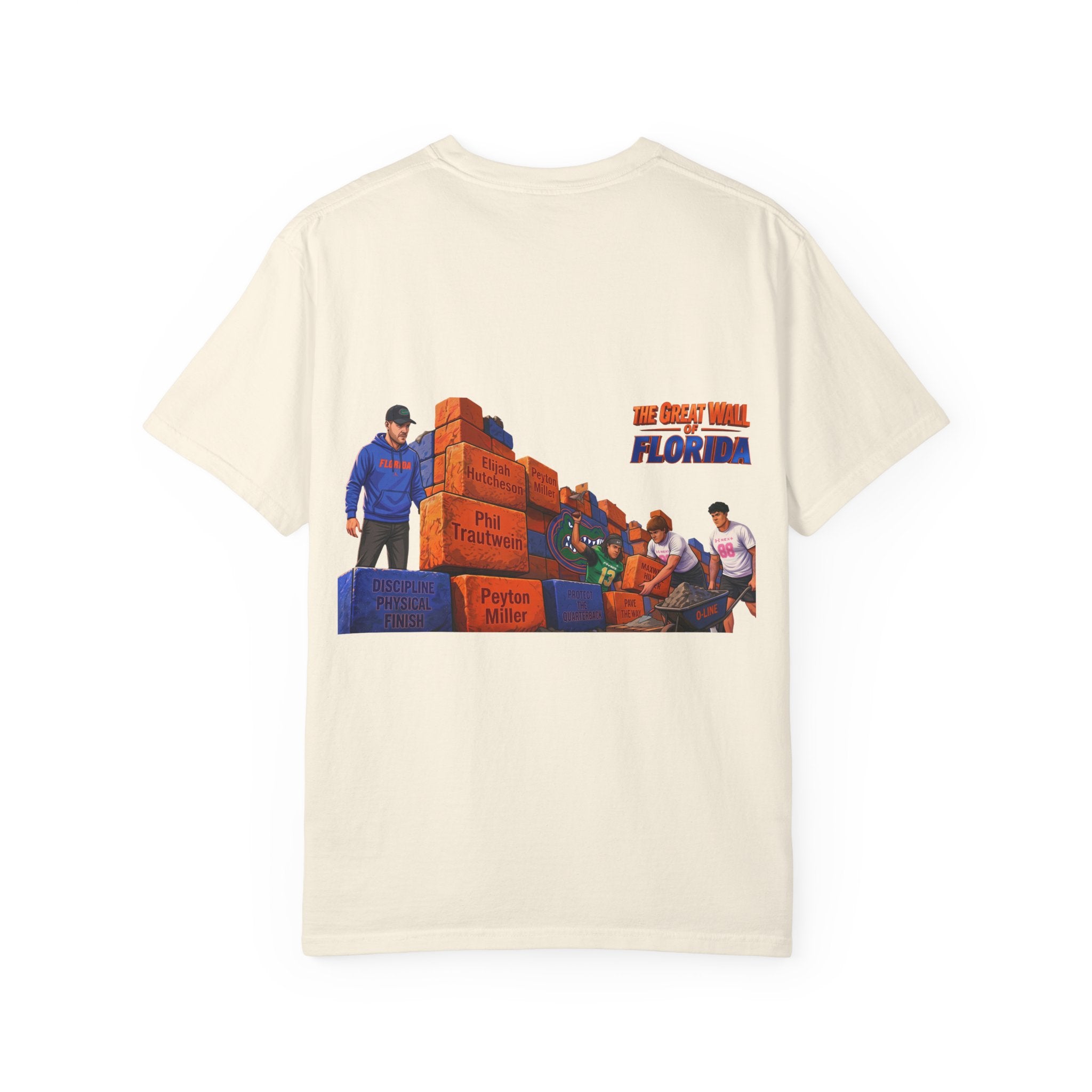 Florida The great wall Vintage Crewneck T-Shirt — 'The Gulf Will Florida' Retro Mailman Graphic