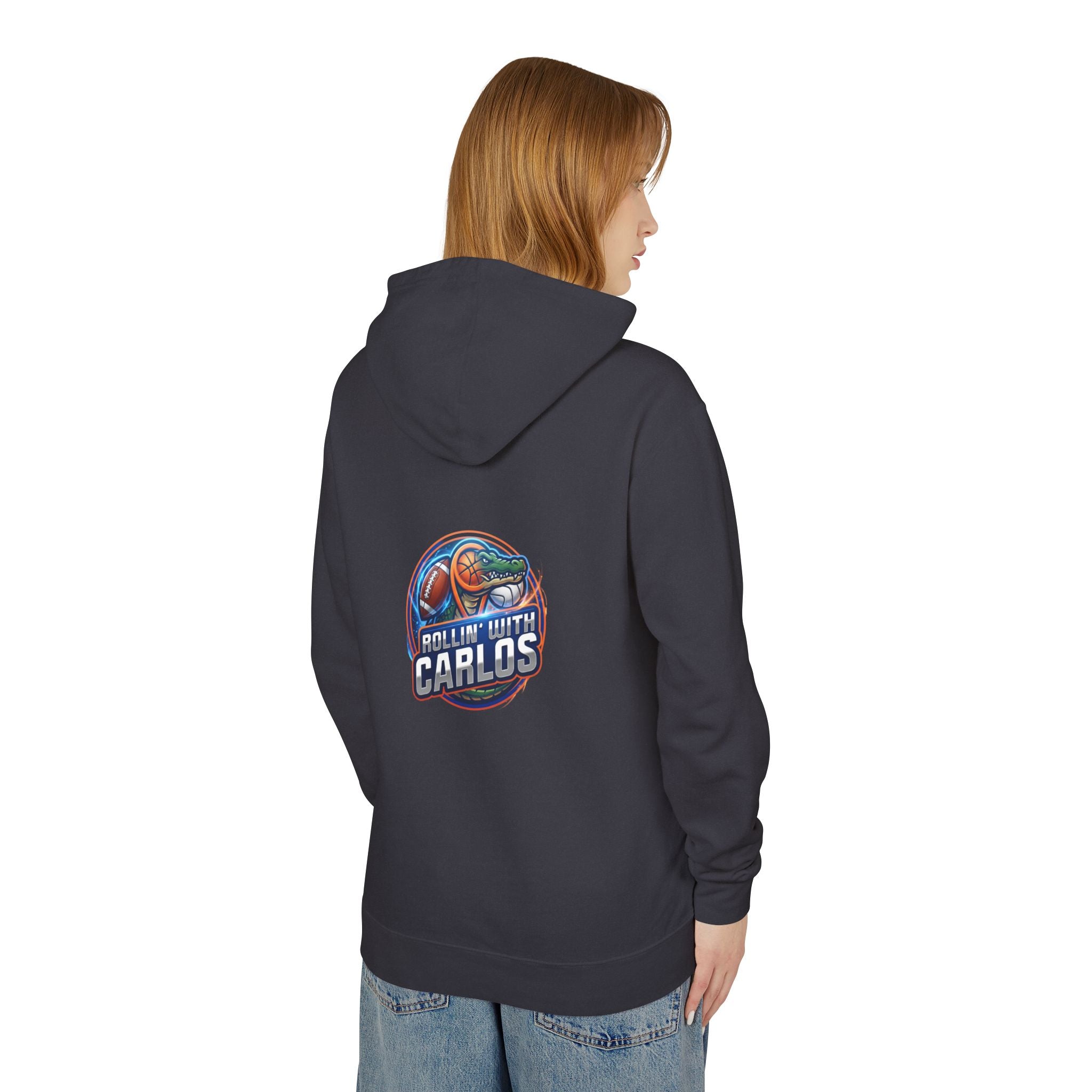 Hoodie • Rollin' with Carlos Vintage Racing Graphic Lightweight Hoodie