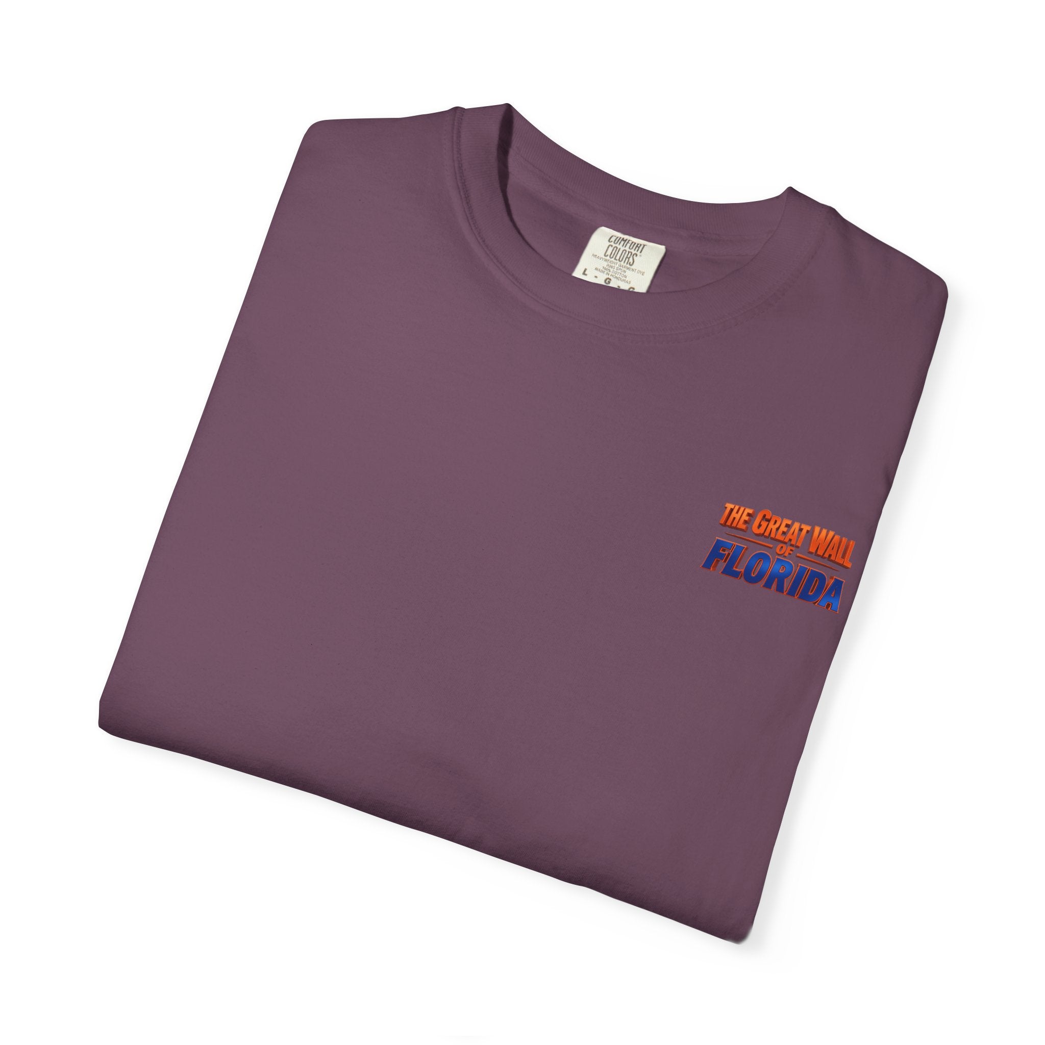 Florida The great wall Vintage Crewneck T-Shirt — 'The Gulf Will Florida' Retro Mailman Graphic