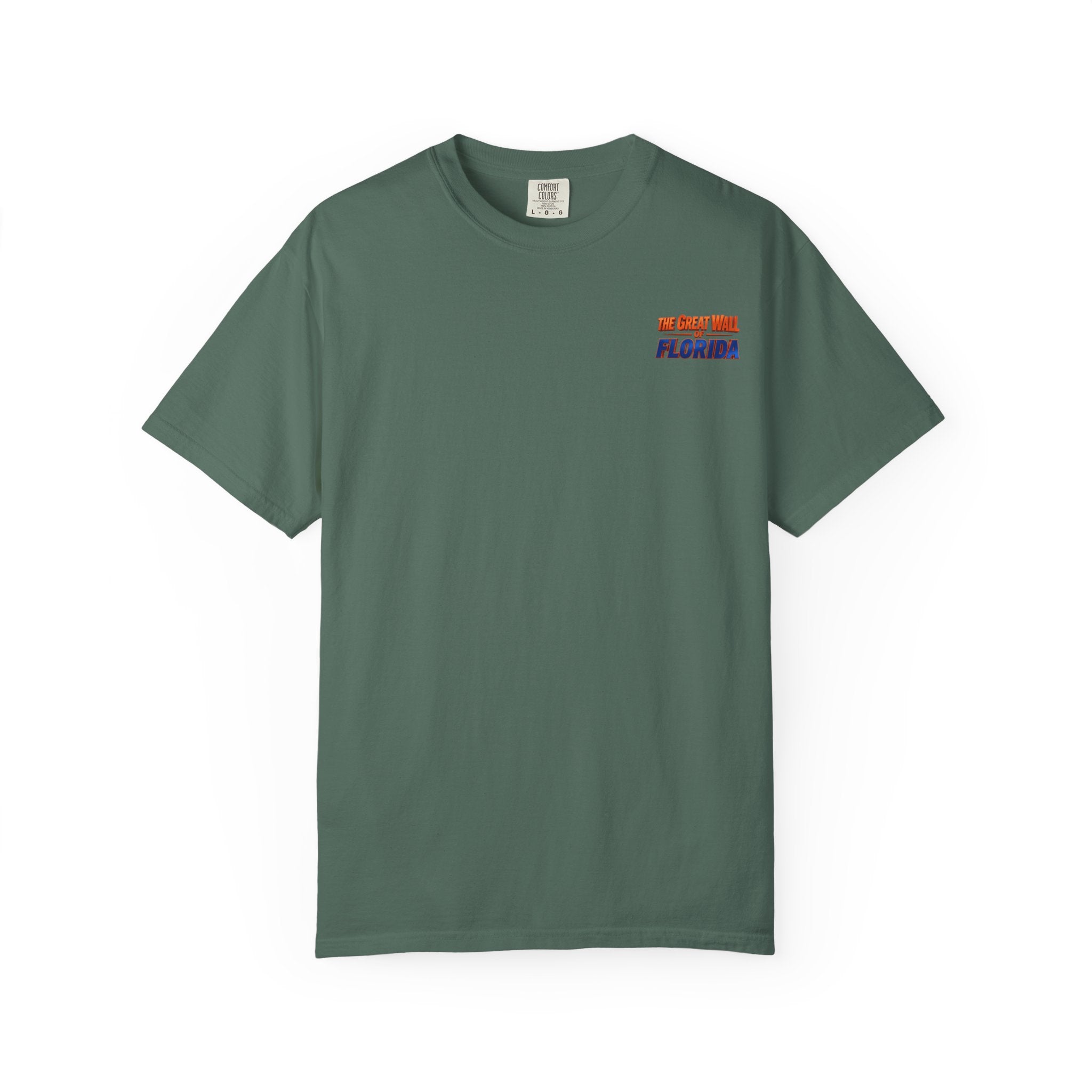 Florida The great wall Vintage Crewneck T-Shirt — 'The Gulf Will Florida' Retro Mailman Graphic