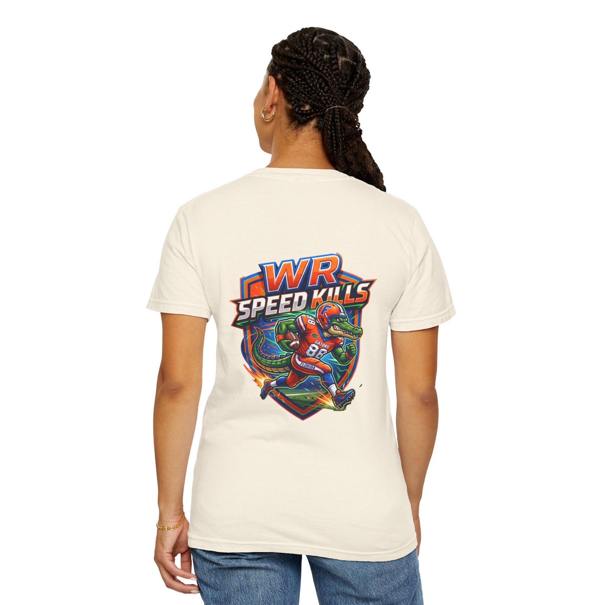 T-Shirt — 'WR Speed Kills' Racing Football Graphic Tee