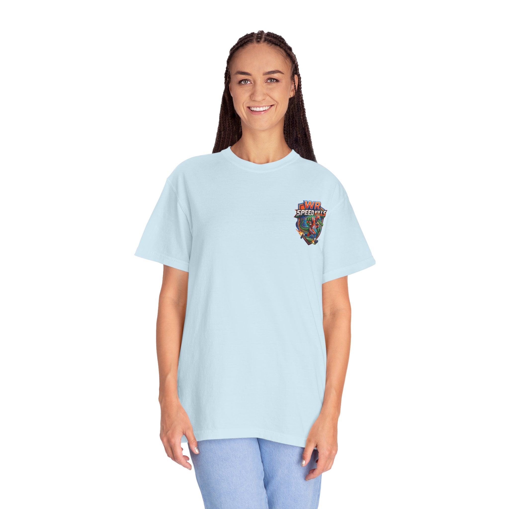 T-Shirt — 'WR Speed Kills' Racing Football Graphic Tee