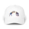 Football Players Talking cap | Dad Cap, Sports Illustration
