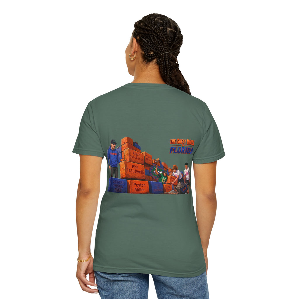 Florida The great wall Vintage Crewneck T-Shirt — 'The Gulf Will Florida' Retro Mailman Graphic