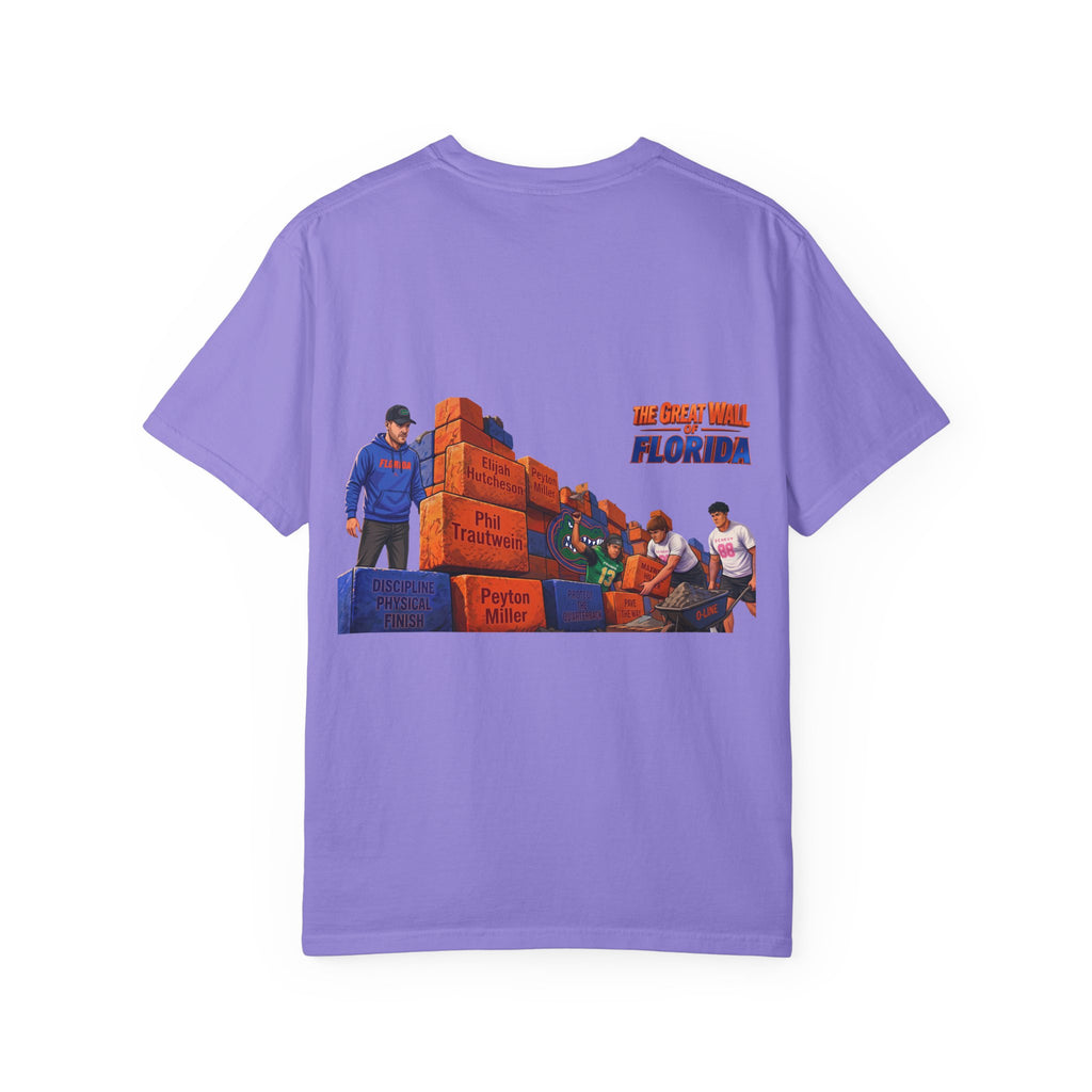 Florida The great wall Vintage Crewneck T-Shirt — 'The Gulf Will Florida' Retro Mailman Graphic