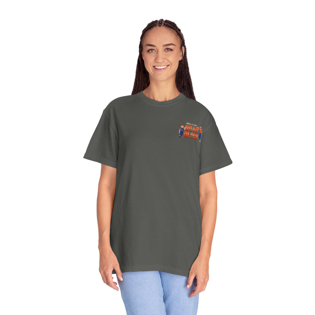 T-Shirt — "Road Block" Soccer Players Graphic Tee