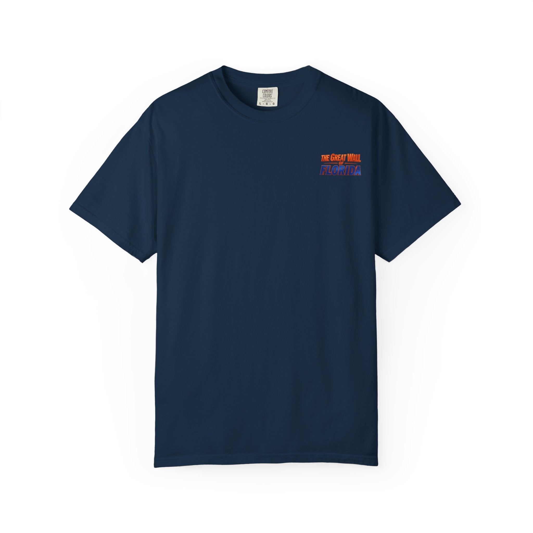 Florida The great wall Vintage Crewneck T-Shirt — 'The Gulf Will Florida' Retro Mailman Graphic