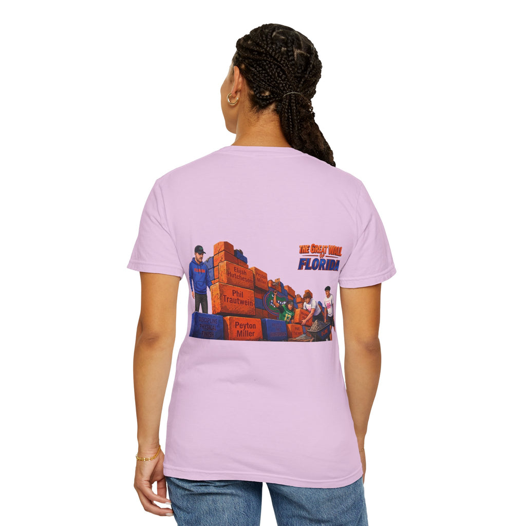 Florida The great wall Vintage Crewneck T-Shirt — 'The Gulf Will Florida' Retro Mailman Graphic