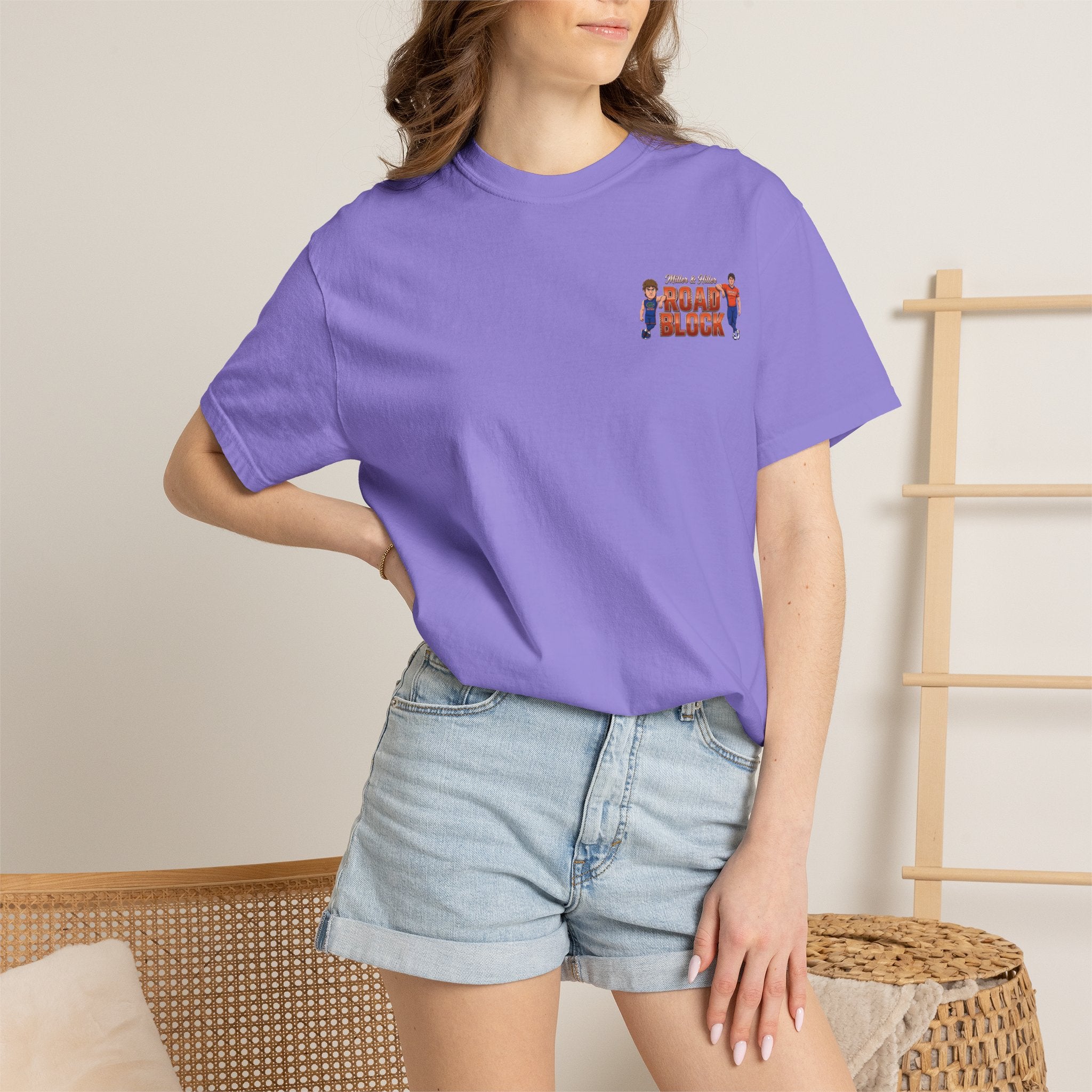 T-Shirt — "Road Block" Soccer Players Graphic Tee