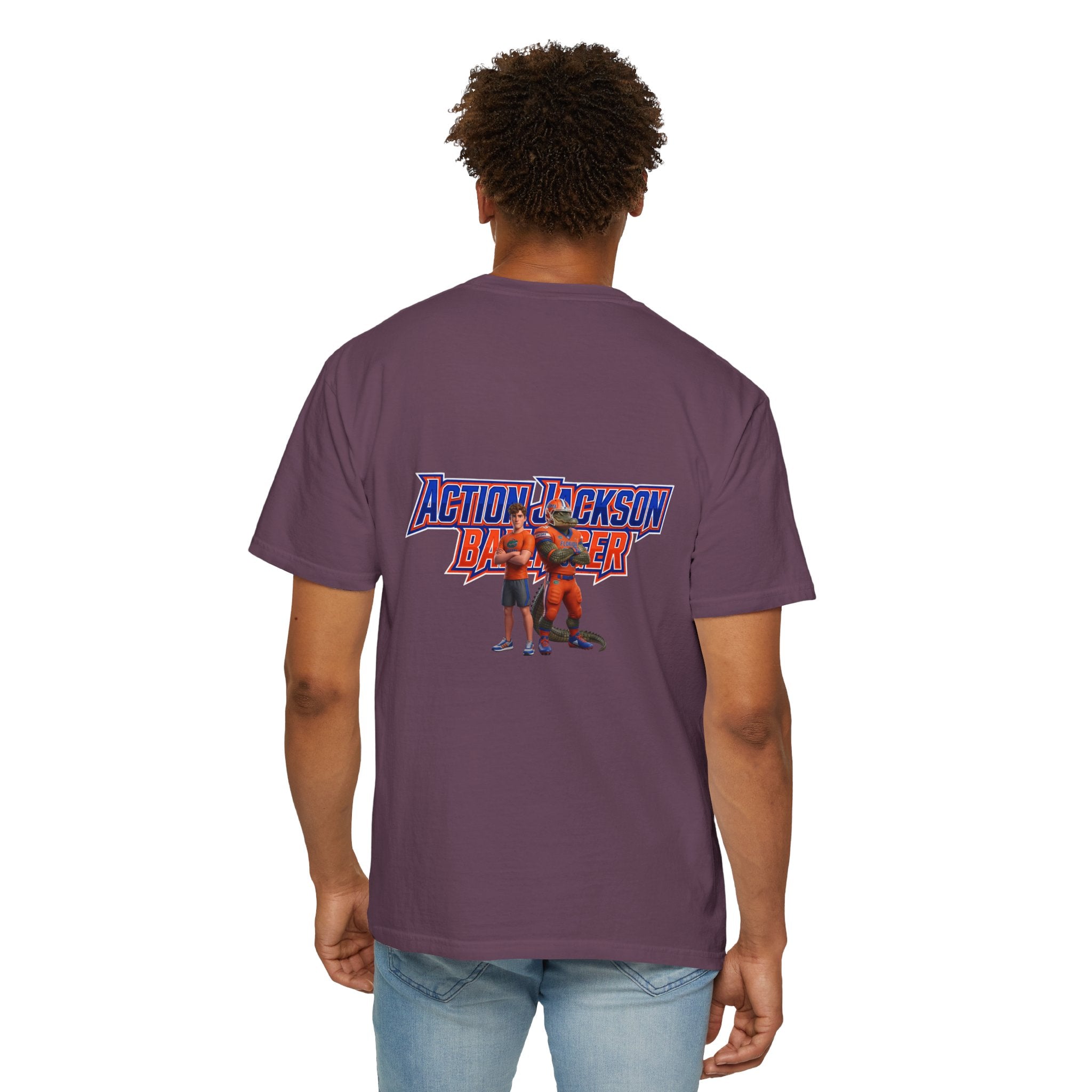 Action Jackson  T‑Shirt — Retro Team Graphic Tee