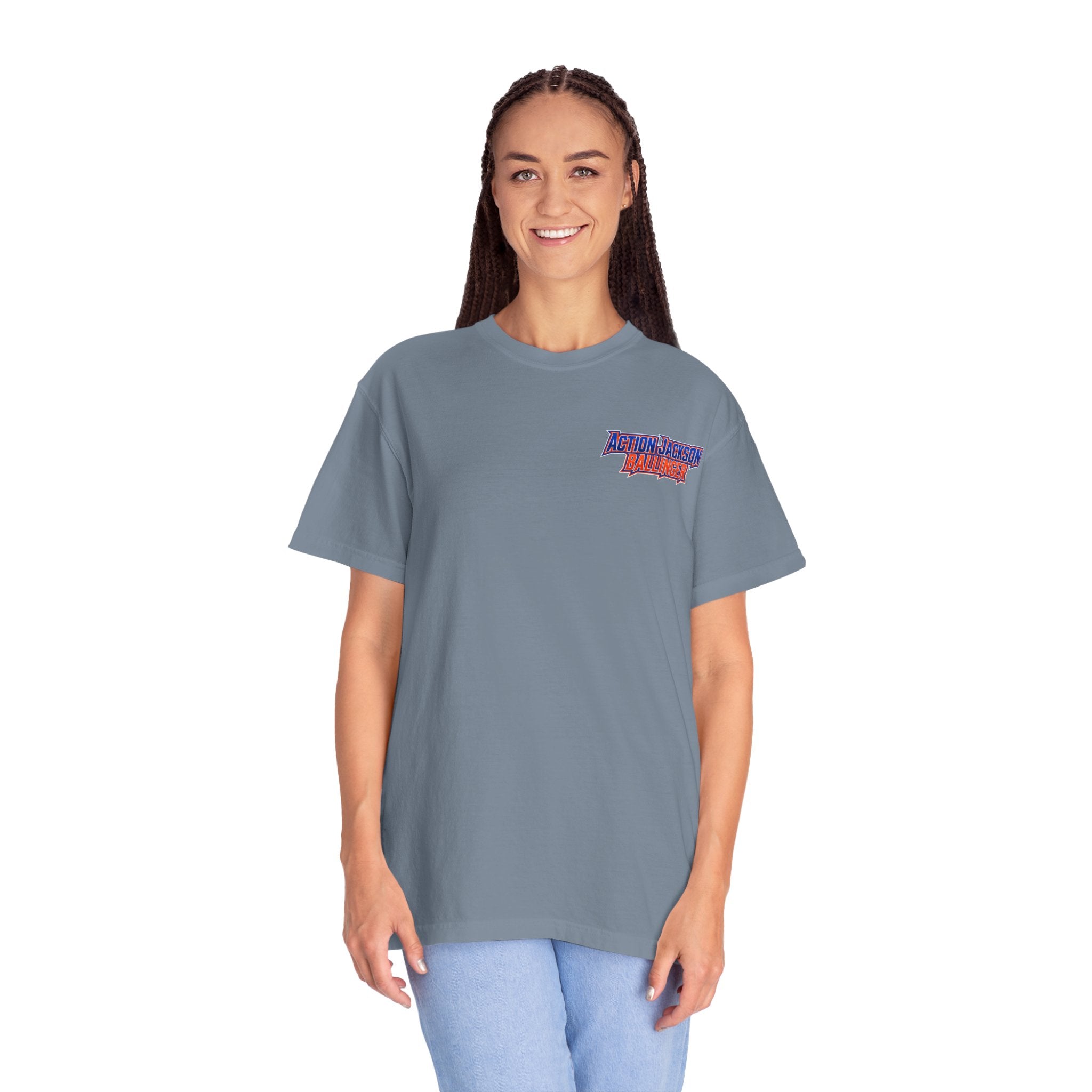 Action Jackson  T‑Shirt — Retro Team Graphic Tee